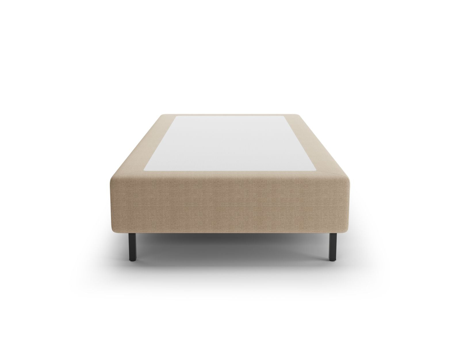 Stilvolles Bettgestell Whale in zartem Beige, 80 cm breit, von Micadoni – perfekt für gemütliche und moderne Schlafräume.