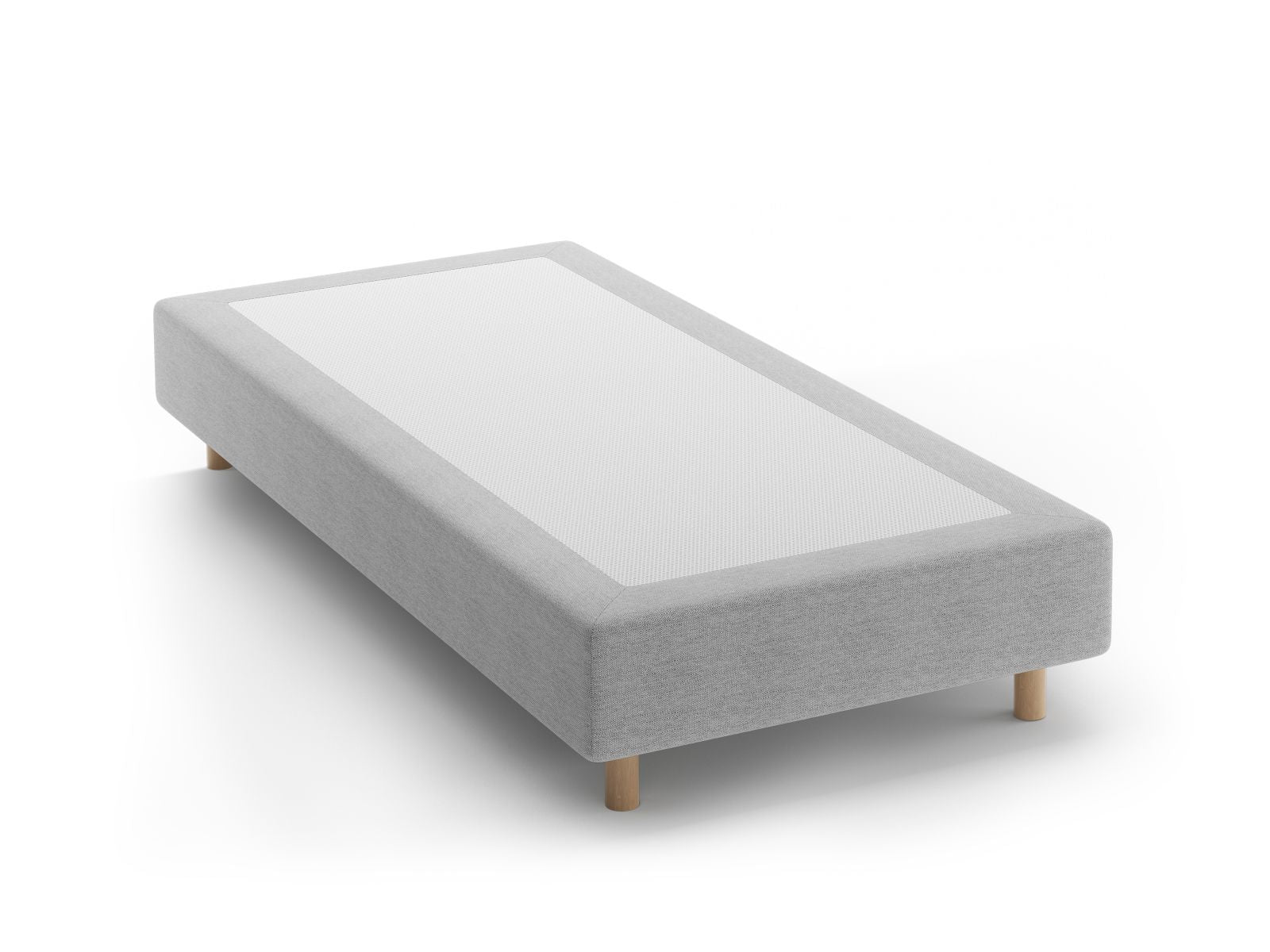 Bettgestell Whale 90cm in Light Grey-Babel präsentiert im Onlineshop von KAQTU Design AG. Bettgestell ist von Micadoni