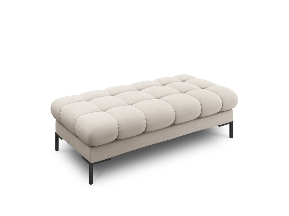 Mamaia Bank 2 Sitzer in Beige/Schwarz-Neve präsentiert im Onlineshop von KAQTU Design AG. Sitzbank ist von Micadoni
