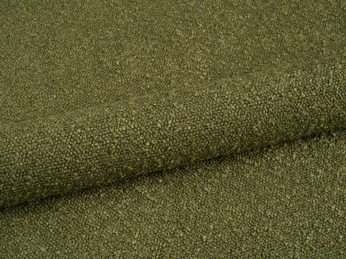 Aveline Bett mit gepolstertem Kopfteil, Stoffbezug Wind, schwarze Holzbeine, Bettgestell aus Möbelplatte und Sperrholzlatten, Grösse 140 x 200 cm.