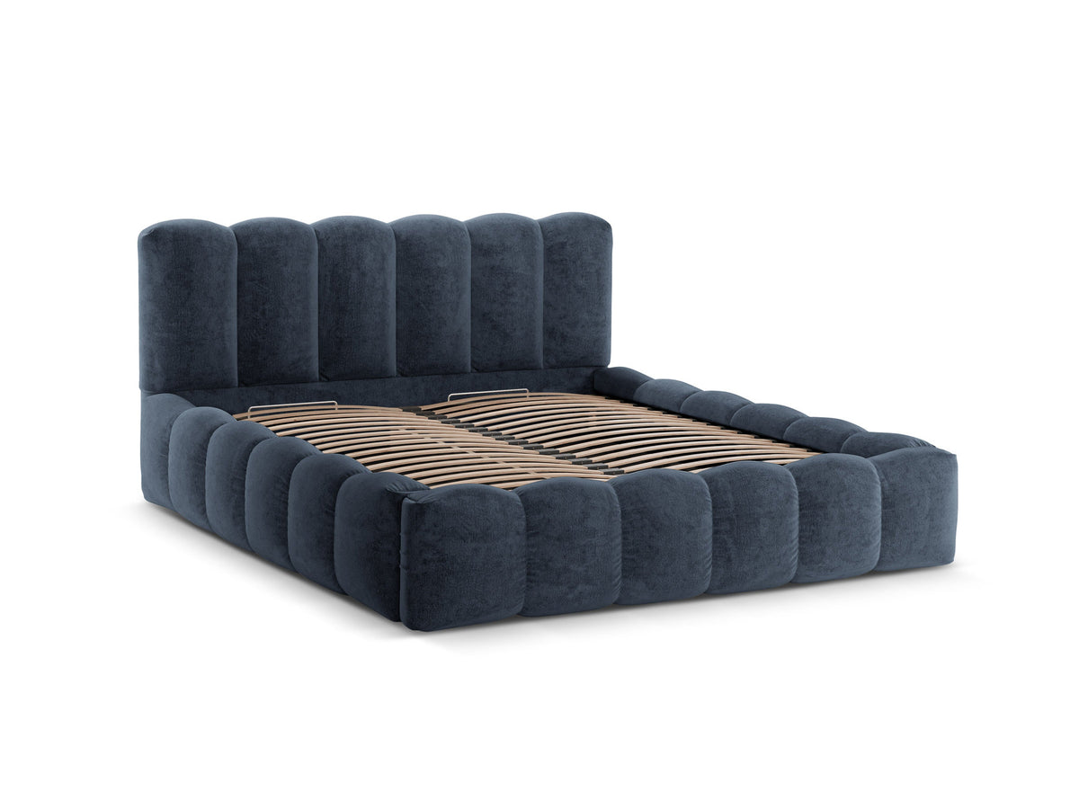 Lupine Bett mit Stauraum und Headboard 140cm in Dark Blue-Perfect Harmony präsentiert im Onlineshop von KAQTU Design AG. Bett ist von Micadoni