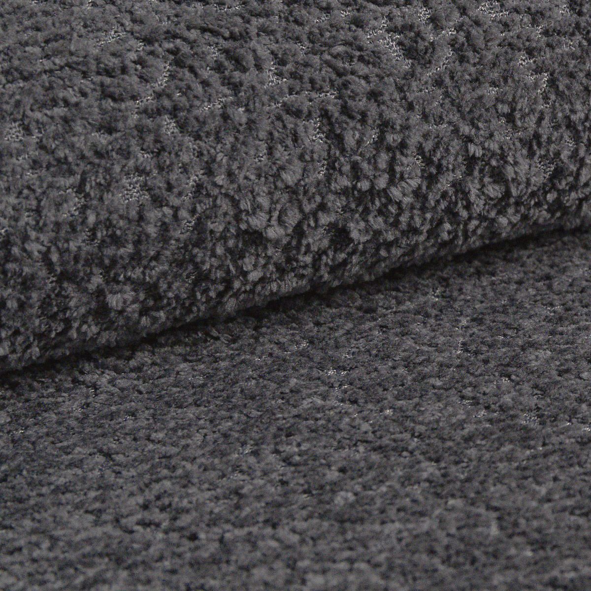Stylisches Mount Bett in Graphit mit 140 cm Breite, ausgestattet mit praktischem Stauraum und einem ansprechenden Kopfteil für Ihr Schlafzimmer.
