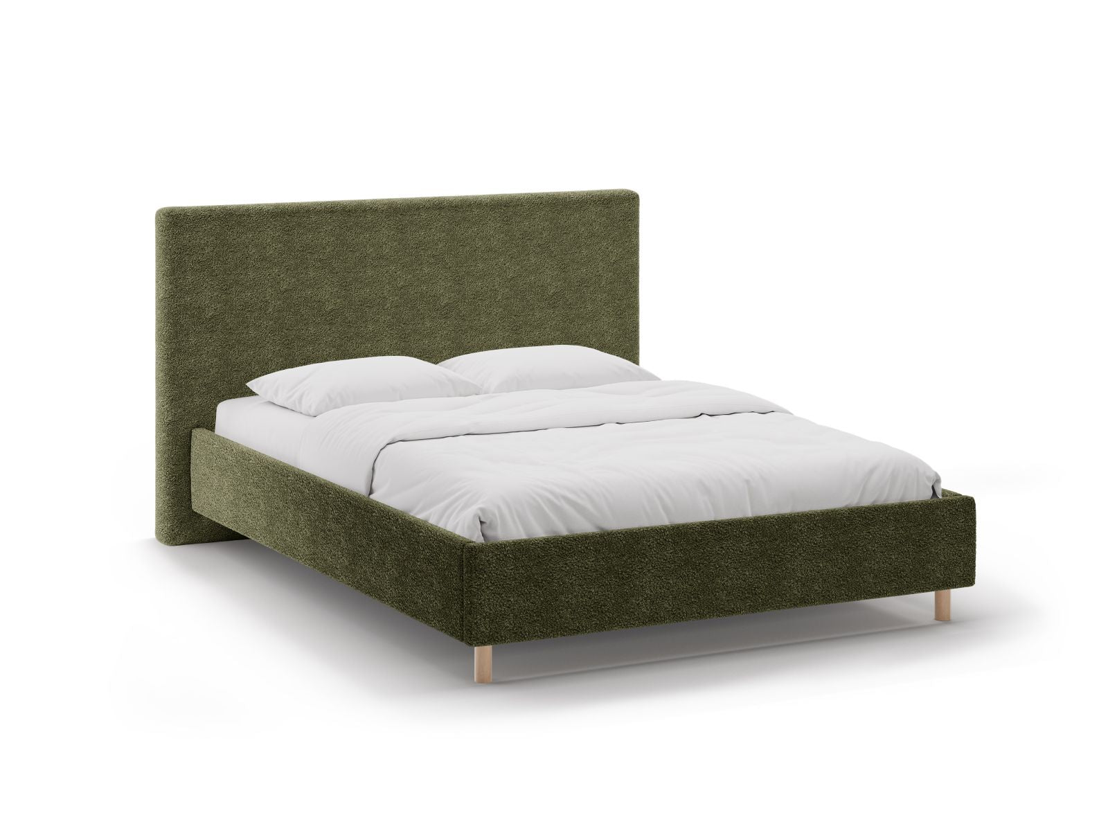 Eloise Bett mit Stauraum mit Kopfteil 140cm in Green-Rolf präsentiert im Onlineshop von KAQTU Design AG. Bett ist von Micadoni