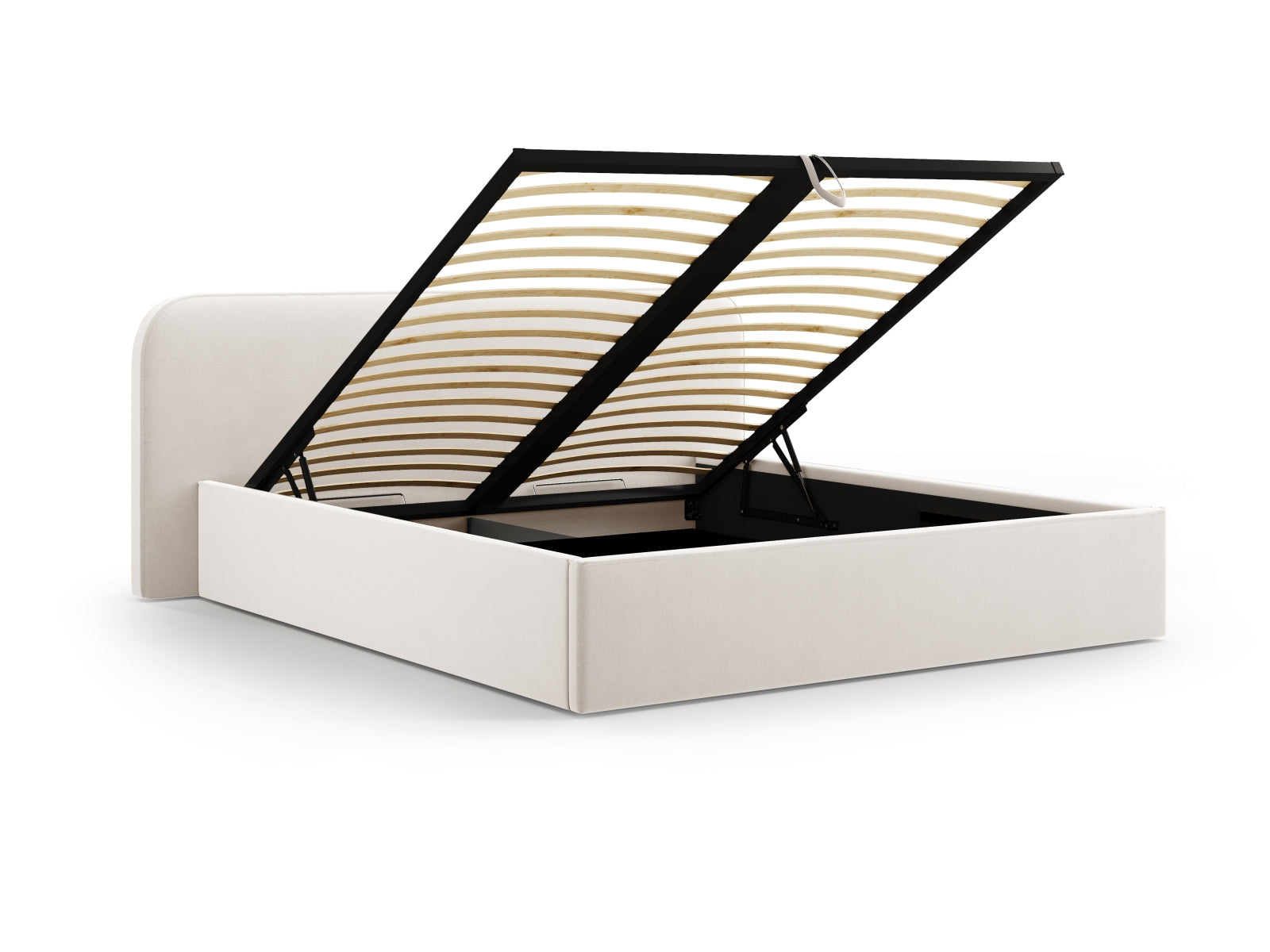 Entdecken Sie das stilvolle Elizabeth Velour Bett von Micadoni. Mit integriertem Stauraum und elegantem Headboard – ideal für Ihr modernes Schlafzimmer!