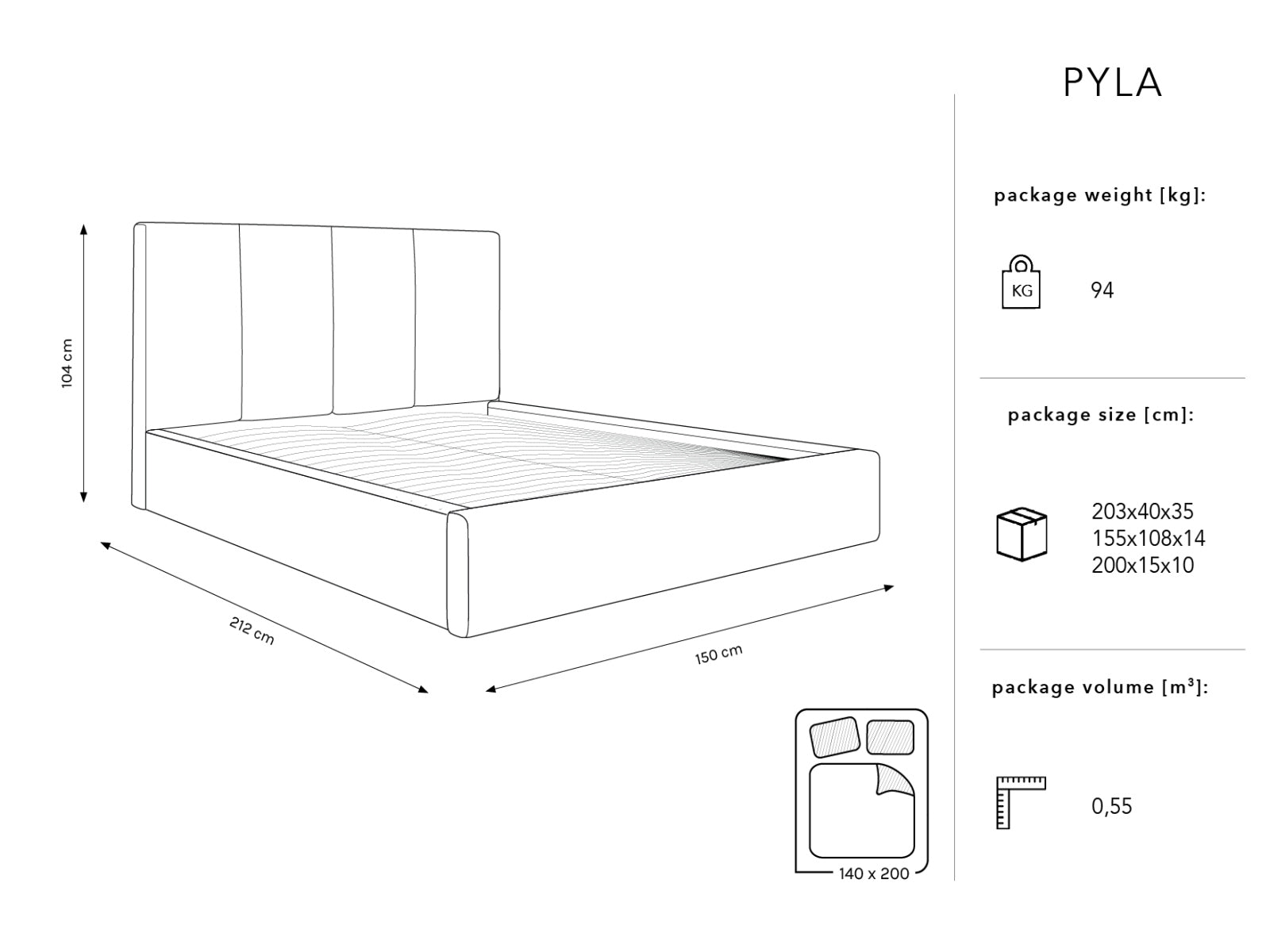 Erleben Sie das stilvolle Pyla Velour Bett von Micadoni – perfekt für Ihr modernes Schlafzimmer, mit cleverem Stauraum und gemütlichem Headboard.