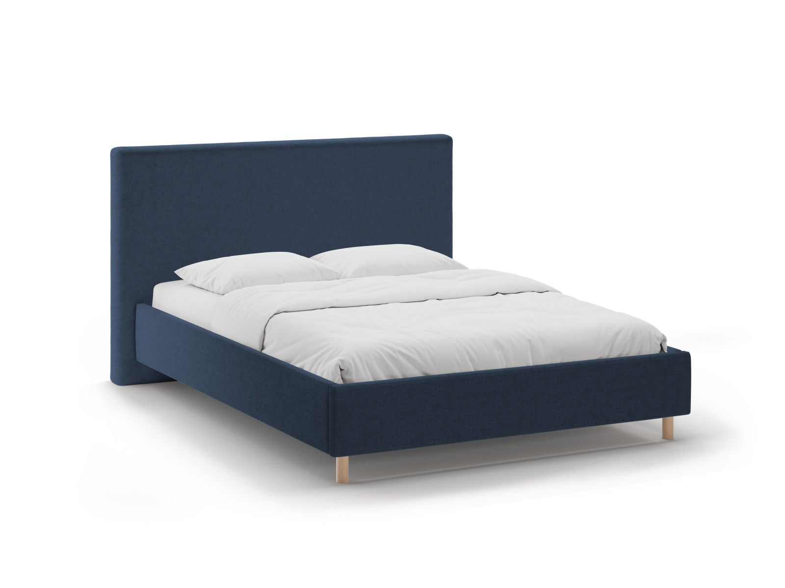 Eloise Bett mit Stauraum mit Kopfteil 160cm in Royal Blue-Moly präsentiert im Onlineshop von KAQTU Design AG. Bett ist von Micadoni