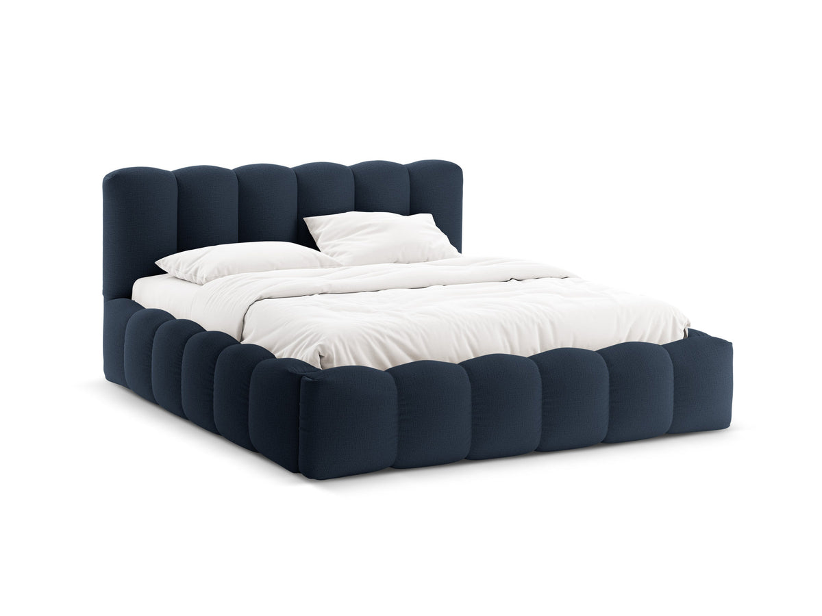 Lupine Bett mit Stauraum und Headboard 160cm in Royal Blue-Moly präsentiert im Onlineshop von KAQTU Design AG. Bett ist von Micadoni