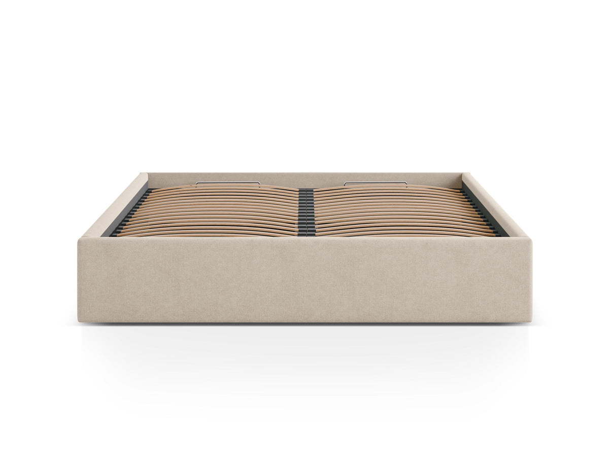 Susan Bett mit Stauraum 160cm in Cappuccino-Moly präsentiert im Onlineshop von KAQTU Design AG. Bett ist von Micadoni