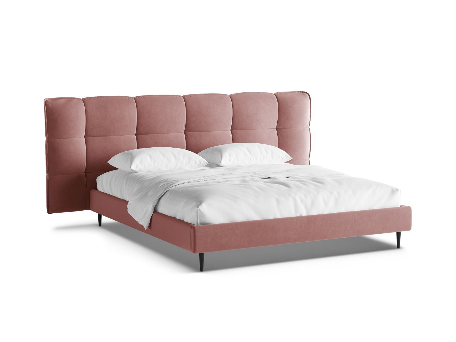 Eric Bett mit Stauraum mit Kopfteil 160cm in Flamingo-Casino präsentiert im Onlineshop von KAQTU Design AG. Bett ist von Micadoni