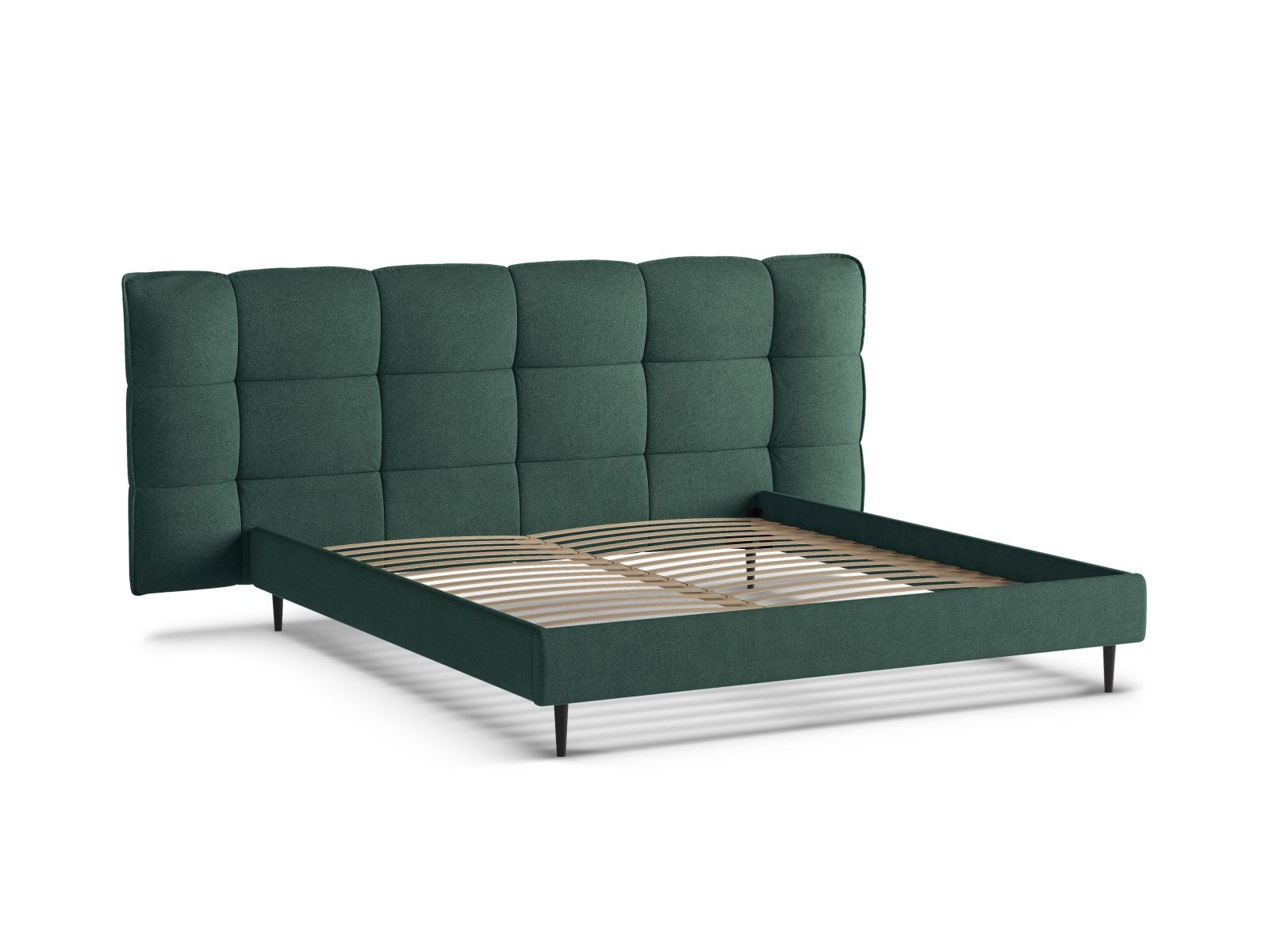 Modernes Eric Bett in 160 cm mit praktischem Stauraum und ansprechendem Kopfteil, ideal für funktionale und stilvolle Schlafzimmer.