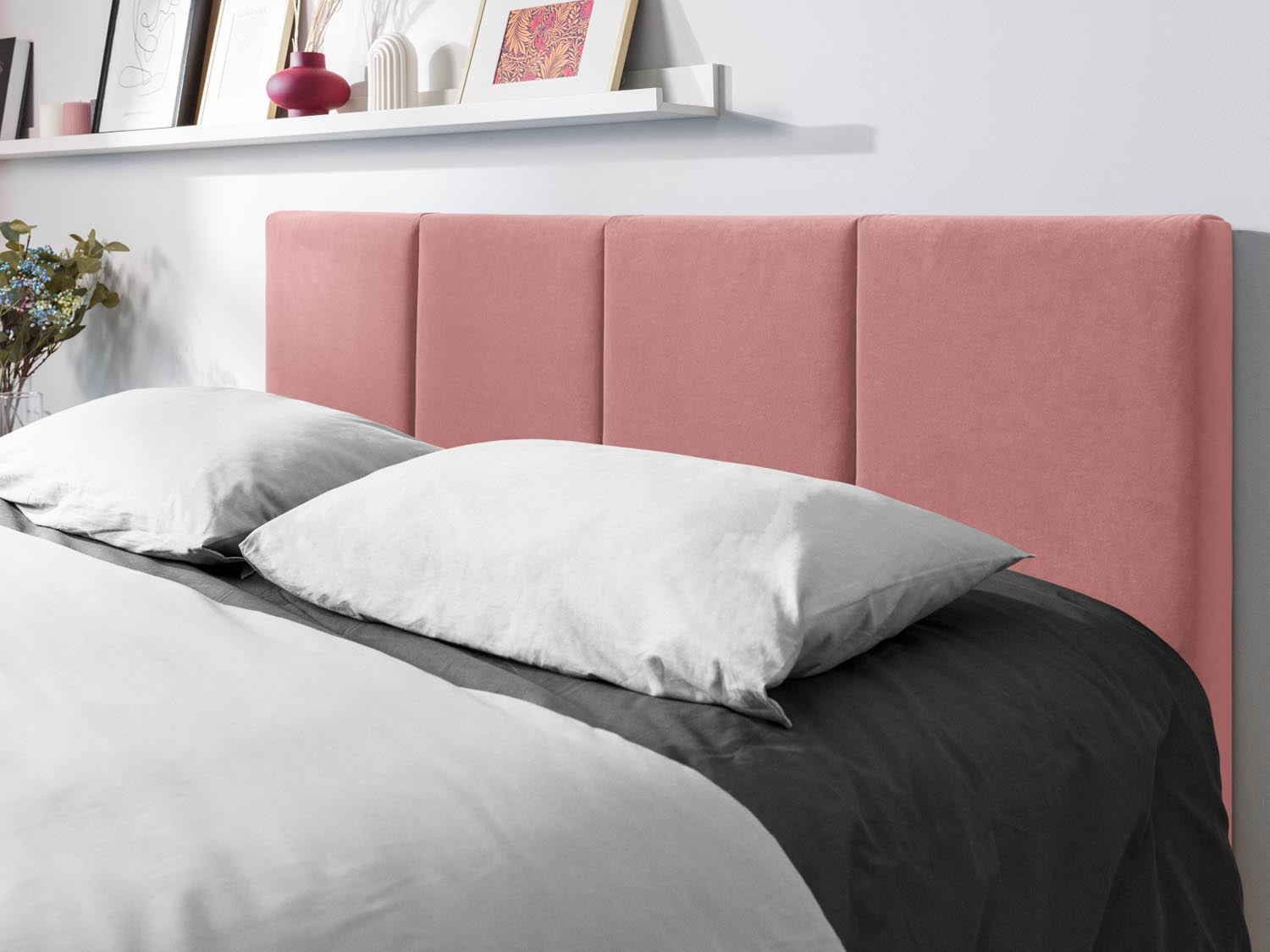 Erleben Sie das stilvolle Pyla Velour Bett von Micadoni – perfekt für Ihr modernes Schlafzimmer, mit cleverem Stauraum und gemütlichem Headboard.