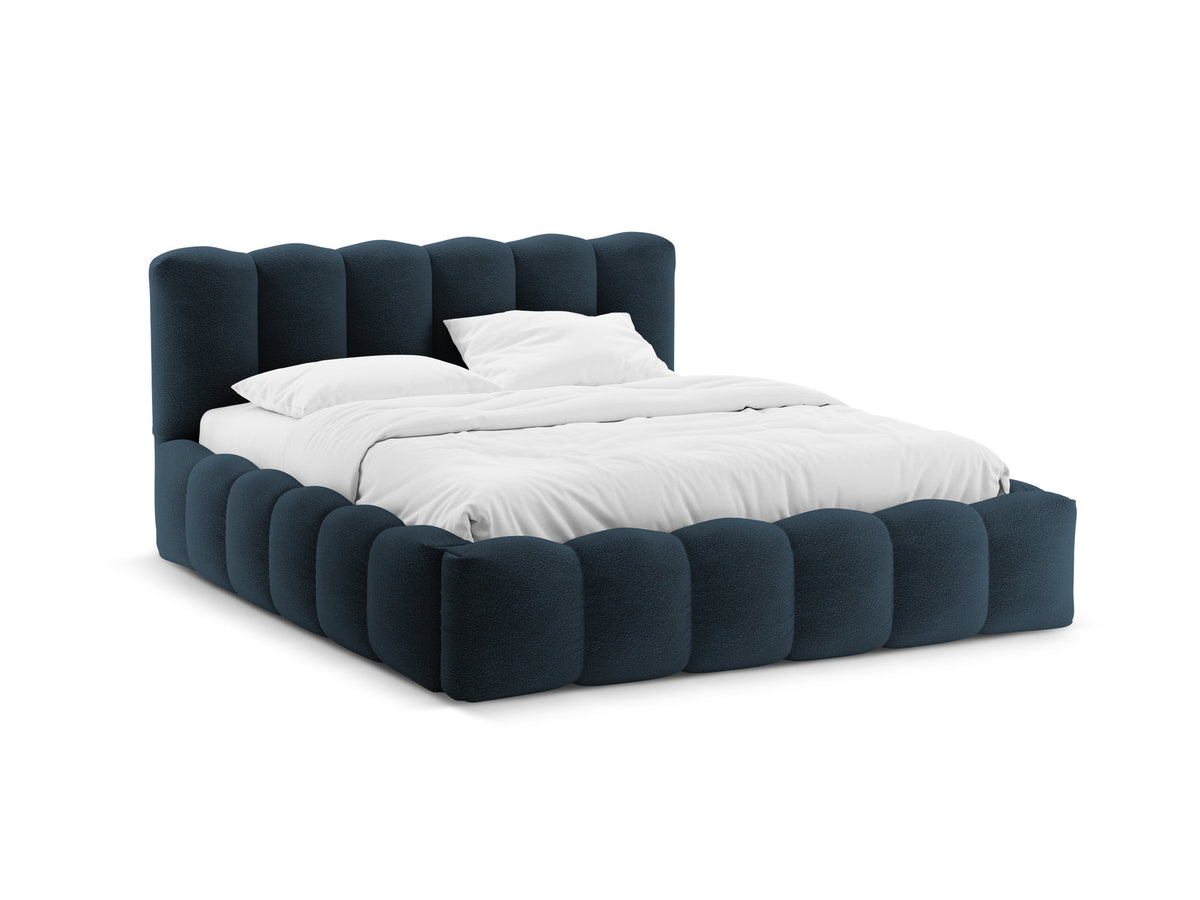 Lupine Bett mit Stauraum und Headboard 180cm in Dark Blue-Baloo präsentiert im Onlineshop von KAQTU Design AG. Bett ist von Micadoni