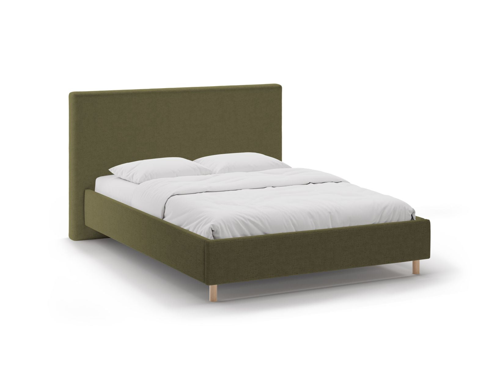 Eloise Bett mit Stauraum mit Kopfteil 180cm in Green-Moly präsentiert im Onlineshop von KAQTU Design AG. Bett ist von Micadoni