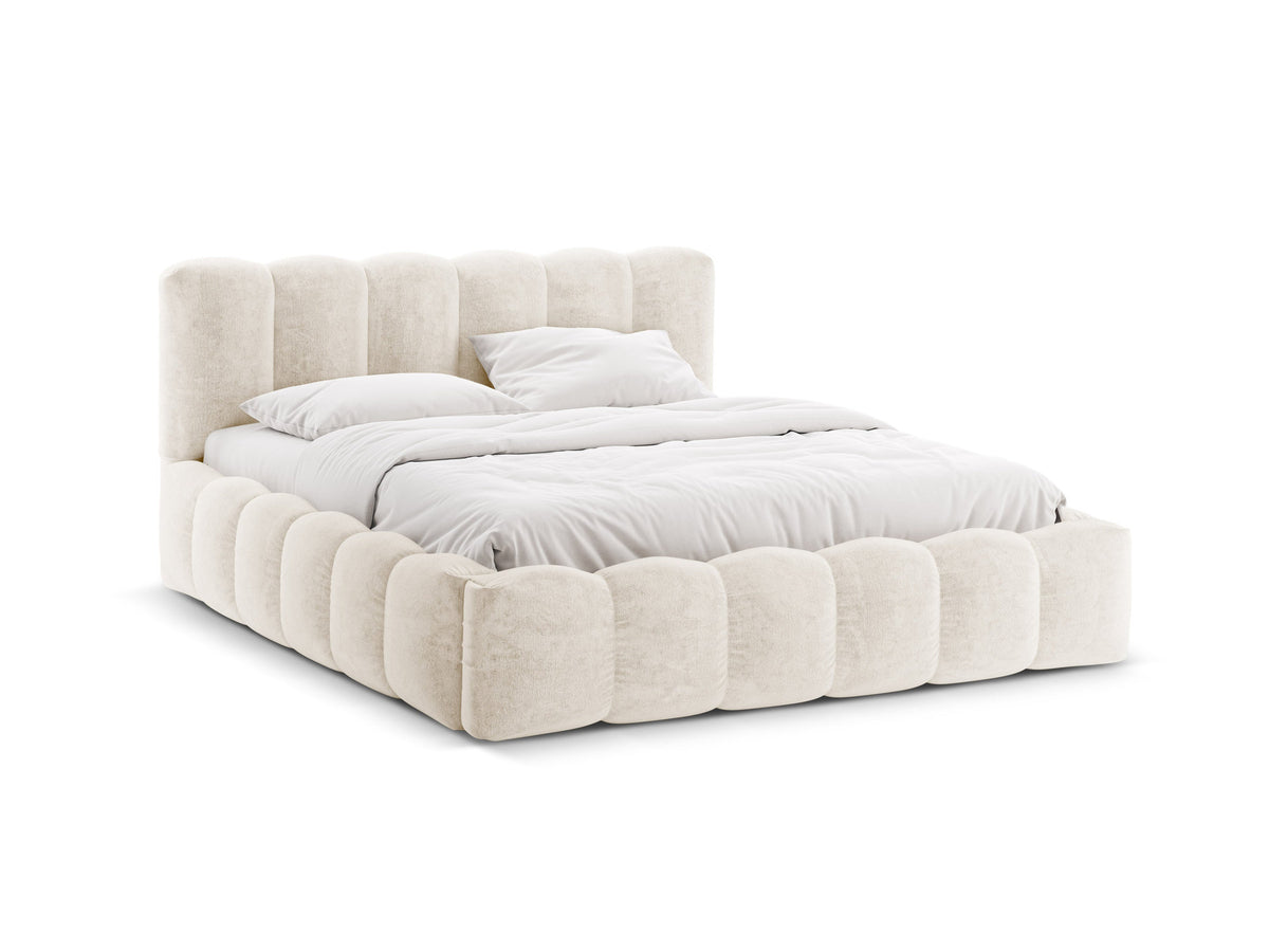 Lupine Bett mit Stauraum und Headboard 180cm in Light Beige-Perfect Harmony präsentiert im Onlineshop von KAQTU Design AG. Bett ist von Micadoni