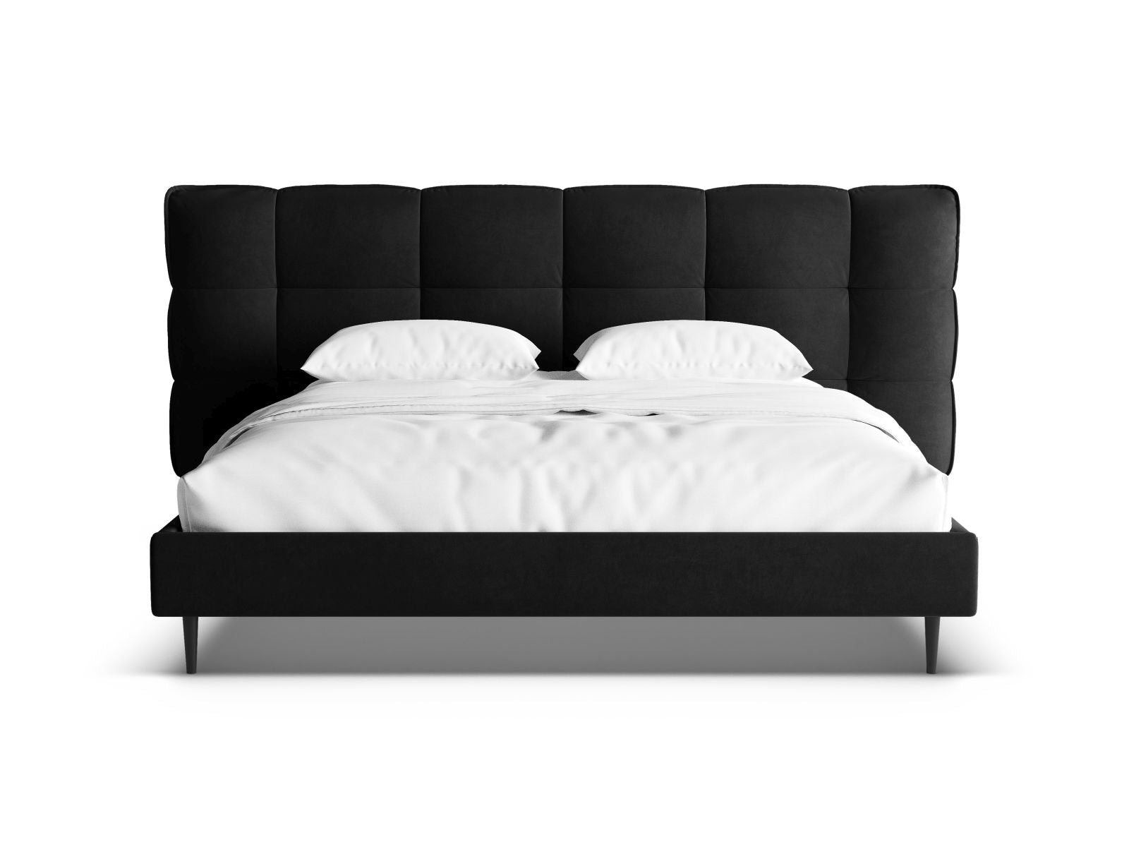 Elegantes Eric Bett in 180 cm mit funktionalem Stauraum und ansprechendem Kopfteil, perfekt für stilvolle Schlafräume.