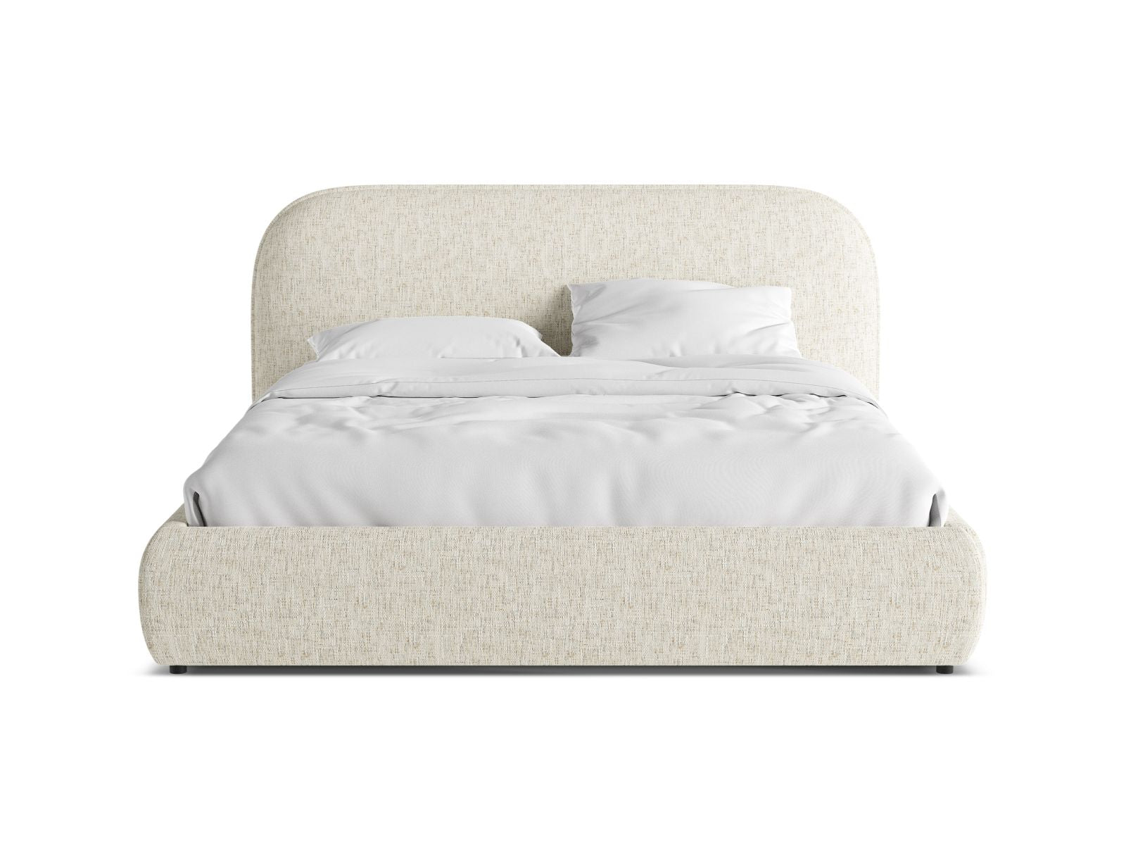 Elegantes Murada Bett mit 180 cm Kopfteil von Micadoni, ideal für stilvolle Schlafzimmergestaltung und optimalen Schlafkomfort.