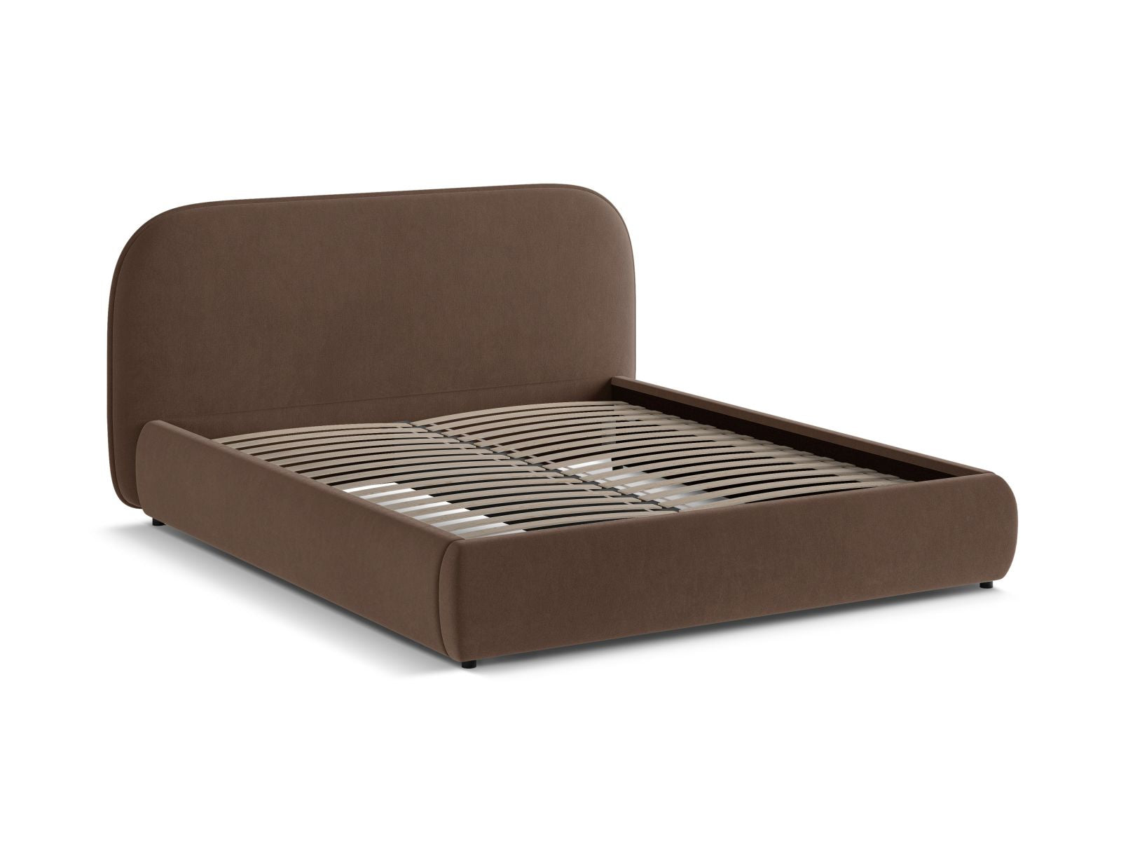Modernes Murada Bett mit 180 cm hohem Kopfteil von Micadoni, perfekt für ein gemütliches und stilvolles Schlafambiente.
