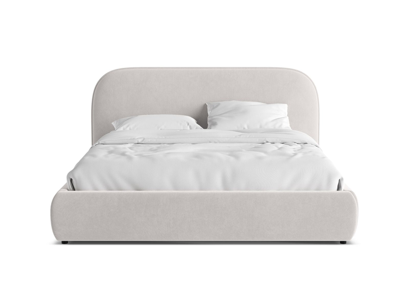 Elegantes Murada Bett mit 180 cm Kopfteil von Micadoni, ideal für moderne Schlafzimmer und bietet hohen Schlafkomfort.