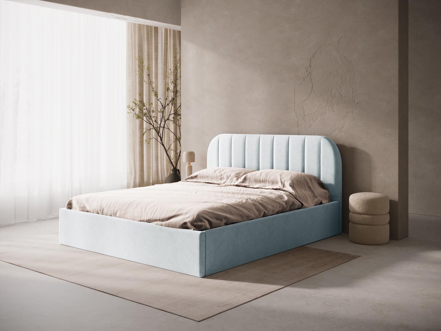 Erleben Sie das elegante Susan Bett von Micadoni – modernes Design trifft auf cleveren Stauraum für Ihr Schlafzimmer. Ideal für Ordnung und Stil!