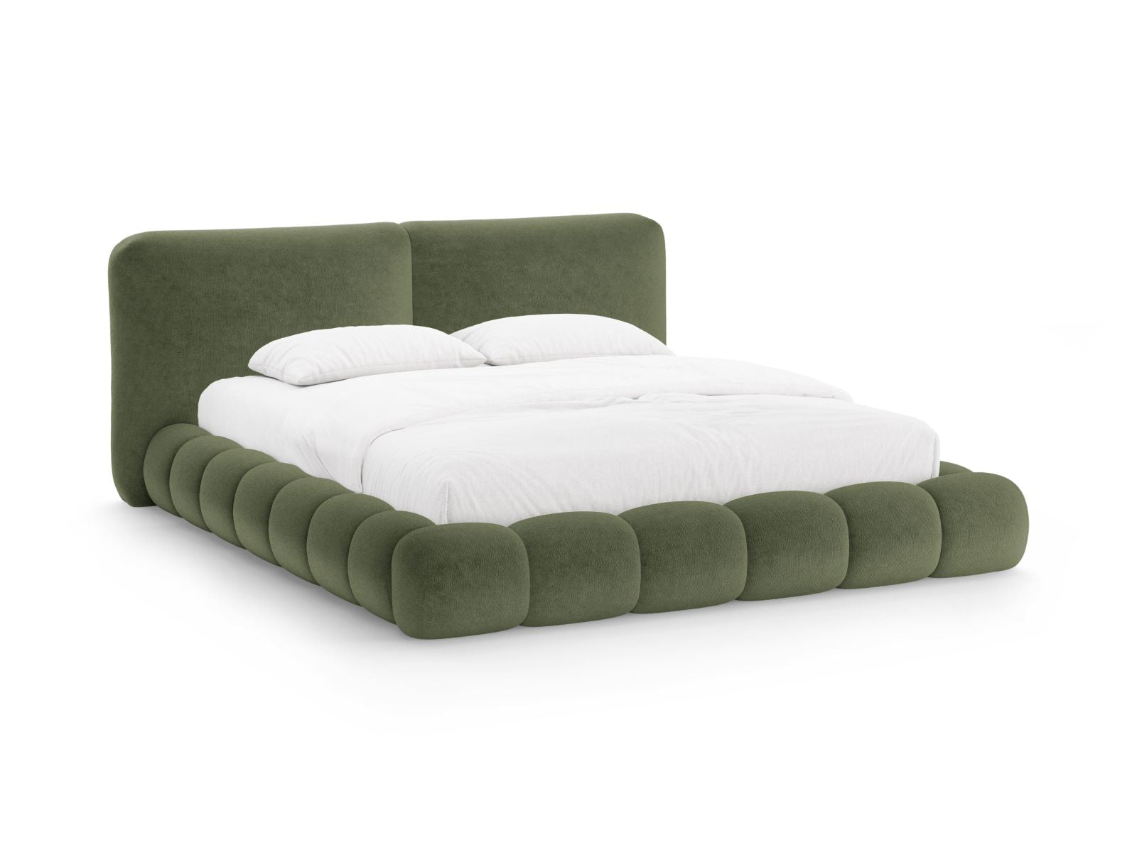 Solange Bett mit Stauraum mit Kopfteil 200cm in Green-Perfect Harmony präsentiert im Onlineshop von KAQTU Design AG. Bett ist von Micadoni