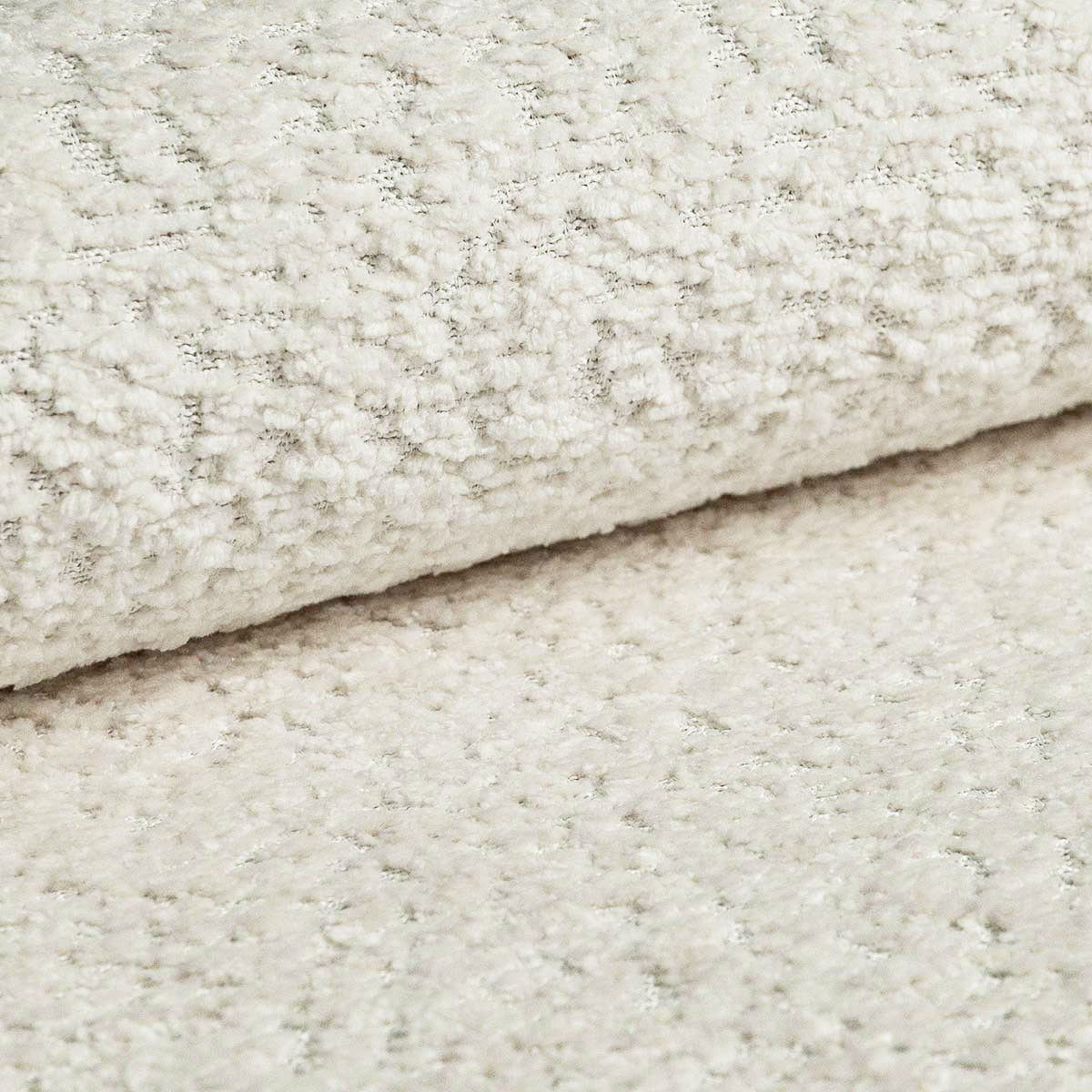 Mount Stauraumbett mit Kopfteil von Micadoni, Bettgestell mit gepolstertem Kopfteil in Beige Melange-Puente und Bettkasten mit Gaslift-Mechanismus.