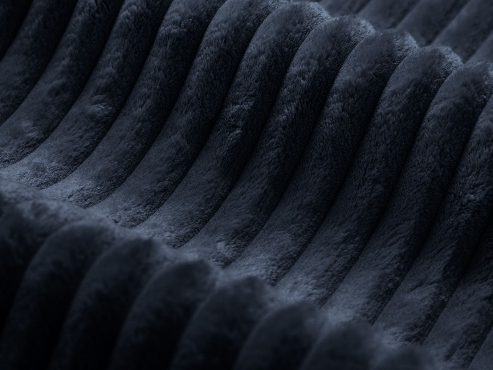 Elegantes Martina Bett in stilvollem Blau, bietet großzügigen Stauraum und ein geschmackvolles Kopfteil für ein gemütliches Schlafzimmer.