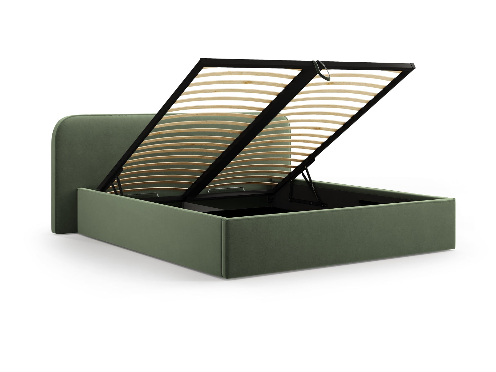 Entdecken Sie das stilvolle Elizabeth Velour Bett von Micadoni. Mit integriertem Stauraum und elegantem Headboard – ideal für Ihr modernes Schlafzimmer!