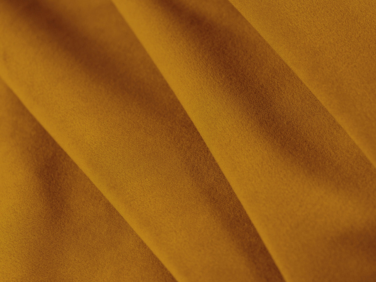 Murada Bett mit gepolstertem Kopfteil, Stoffbezug Tracy in Light Beige Melange, schwarze Kunststoffbeine, Rahmen aus Möbelplatte und Sperrholz.