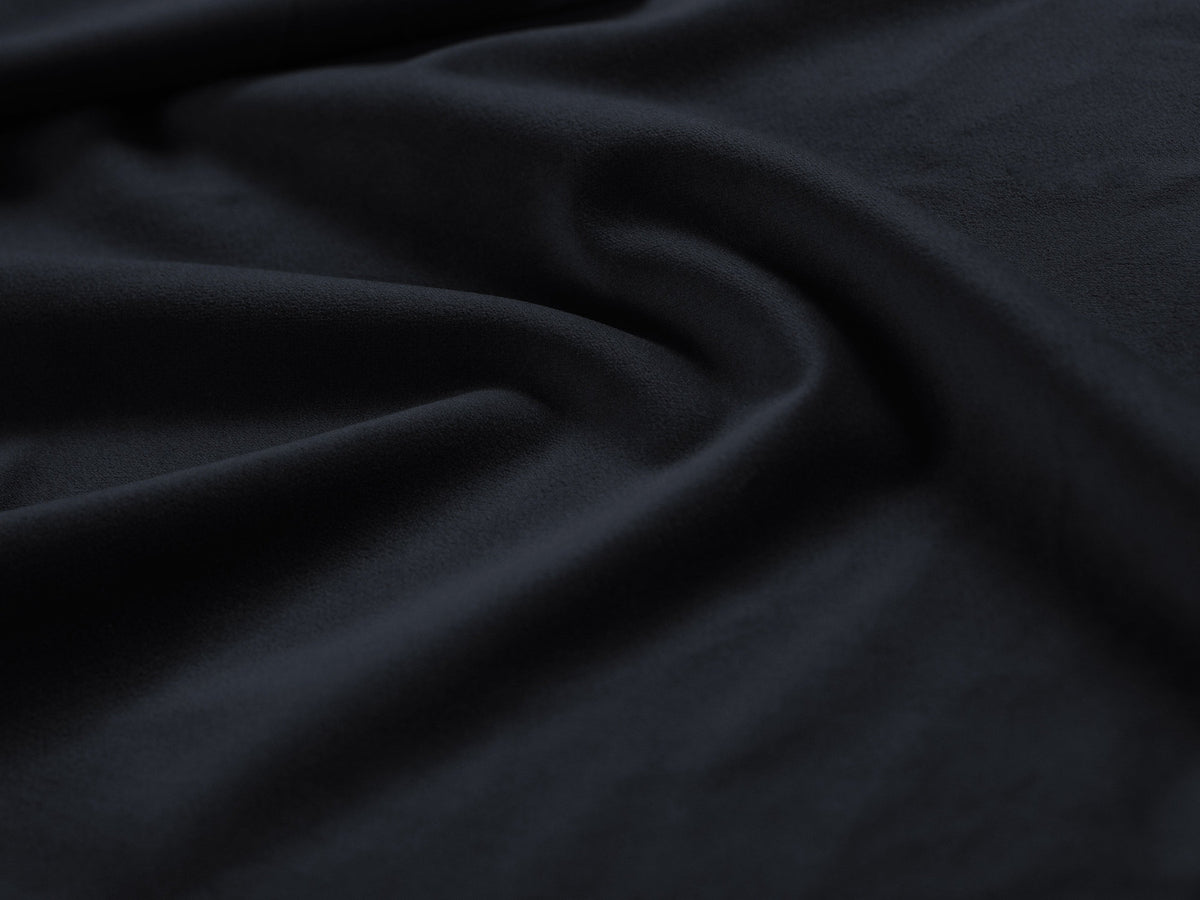 Jodie Stauraumbett mit Kopfteil 90 x 200 cm von Micadoni in Black-Bluvel, Metallrahmen mit Sperrholzlatten und schwarzen Kunststoffbeinen.