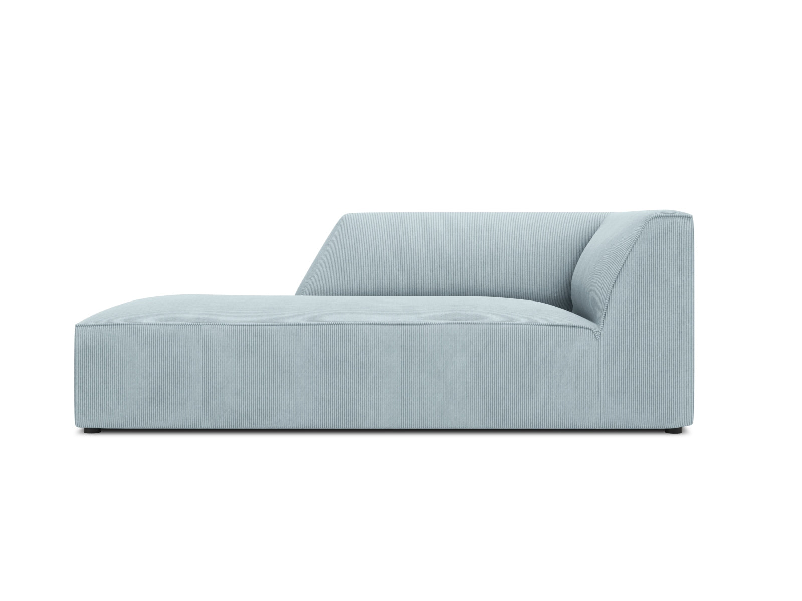 Ruby Sofa Chaise Lounge links 1 Sitz in Light Blue-Scala präsentiert im Onlineshop von KAQTU Design AG. L-Sofa links ist von Micadoni