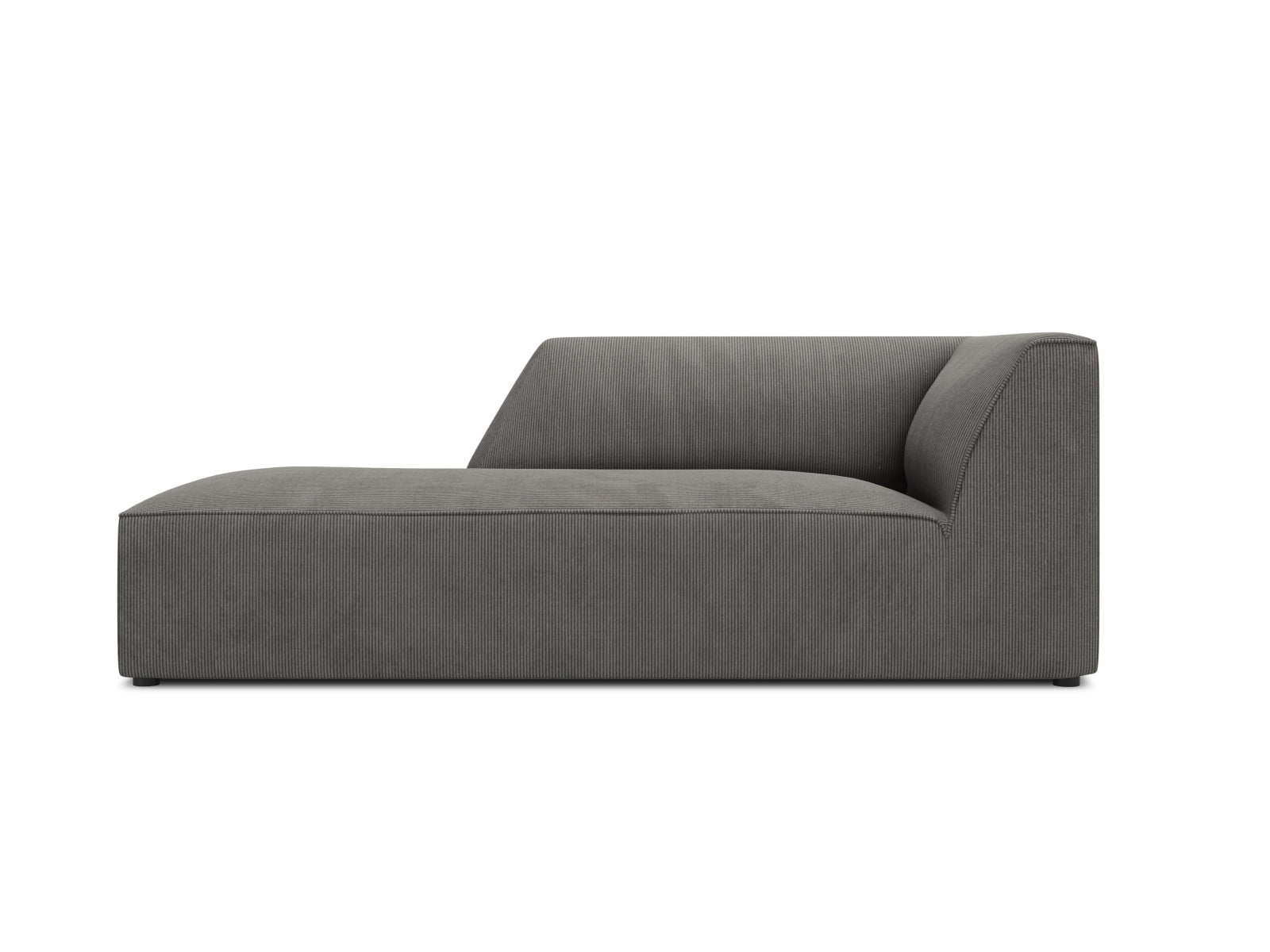 Ruby Sofa Chaise Lounge links 1 Sitz in Dark Grey-Scala präsentiert im Onlineshop von KAQTU Design AG. L-Sofa links ist von Micadoni