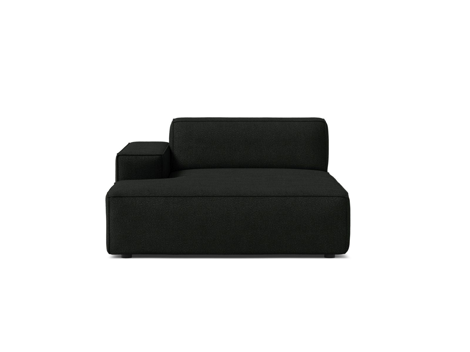 1-Sitzer Chaise Longue Links Jodie in Black-Baloo präsentiert im Onlineshop von KAQTU Design AG. Modulares Sofa ist von Micadoni