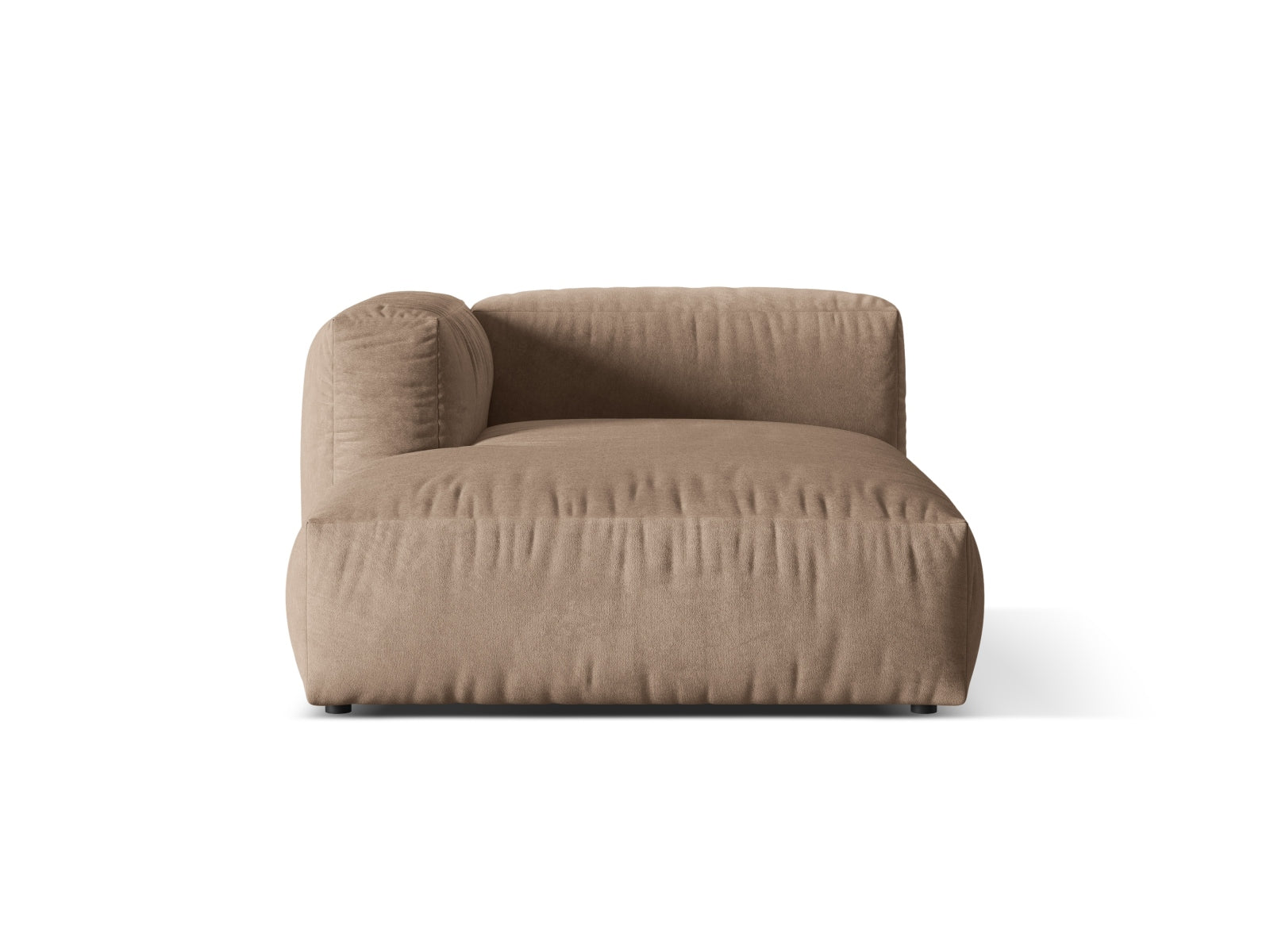 Martina Sofa Chaise Lounge links 1 Sitz in Dark Beige-Vogue präsentiert im Onlineshop von KAQTU Design AG. L-Sofa links ist von Micadoni