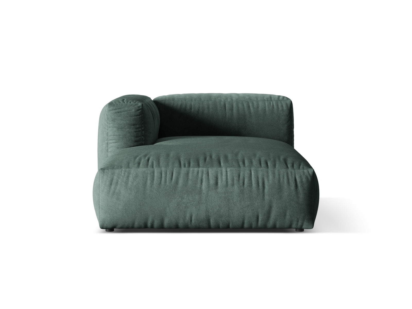 Martina Sofa Chaise Lounge links 1 Sitz in Petrol-Vogue präsentiert im Onlineshop von KAQTU Design AG. L-Sofa links ist von Micadoni