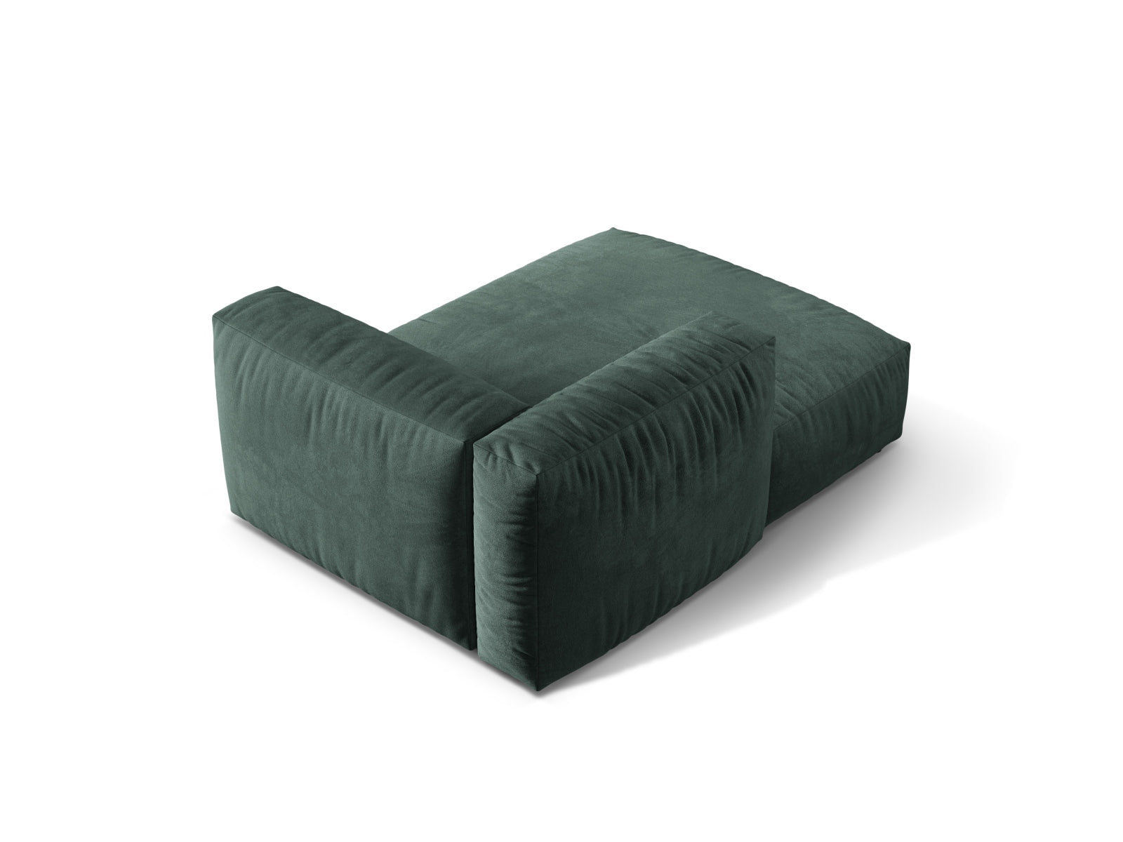Stilvolles Martina Sofa Chaise Lounge links in Petrol-Vogue, perfekt für moderne Wohnkonzepte. Hochwertige Materialien von Micadoni.