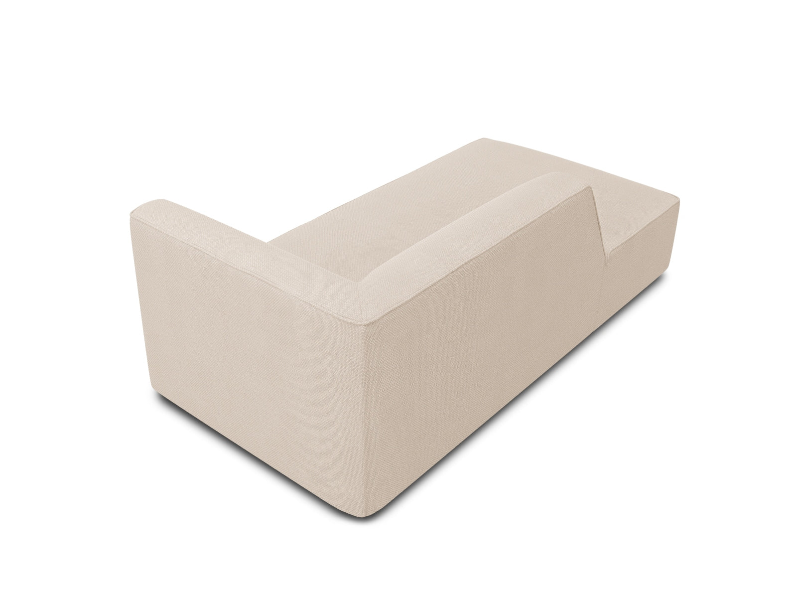 Stylisches Ruby Sofa Chaise Lounge links mit einem komfortablen Sitz in edlem Beige-Ottawa, perfekt für zeitgemäße Inneneinrichtungen.