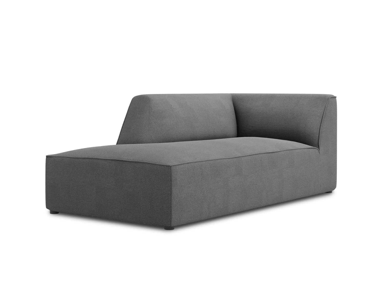 Elegantes Ruby Sofa Chaise Lounge links mit modernem Design in Grau, ideal für stilvolle Wohnräume. Hochwertige Verarbeitung von Micadoni.