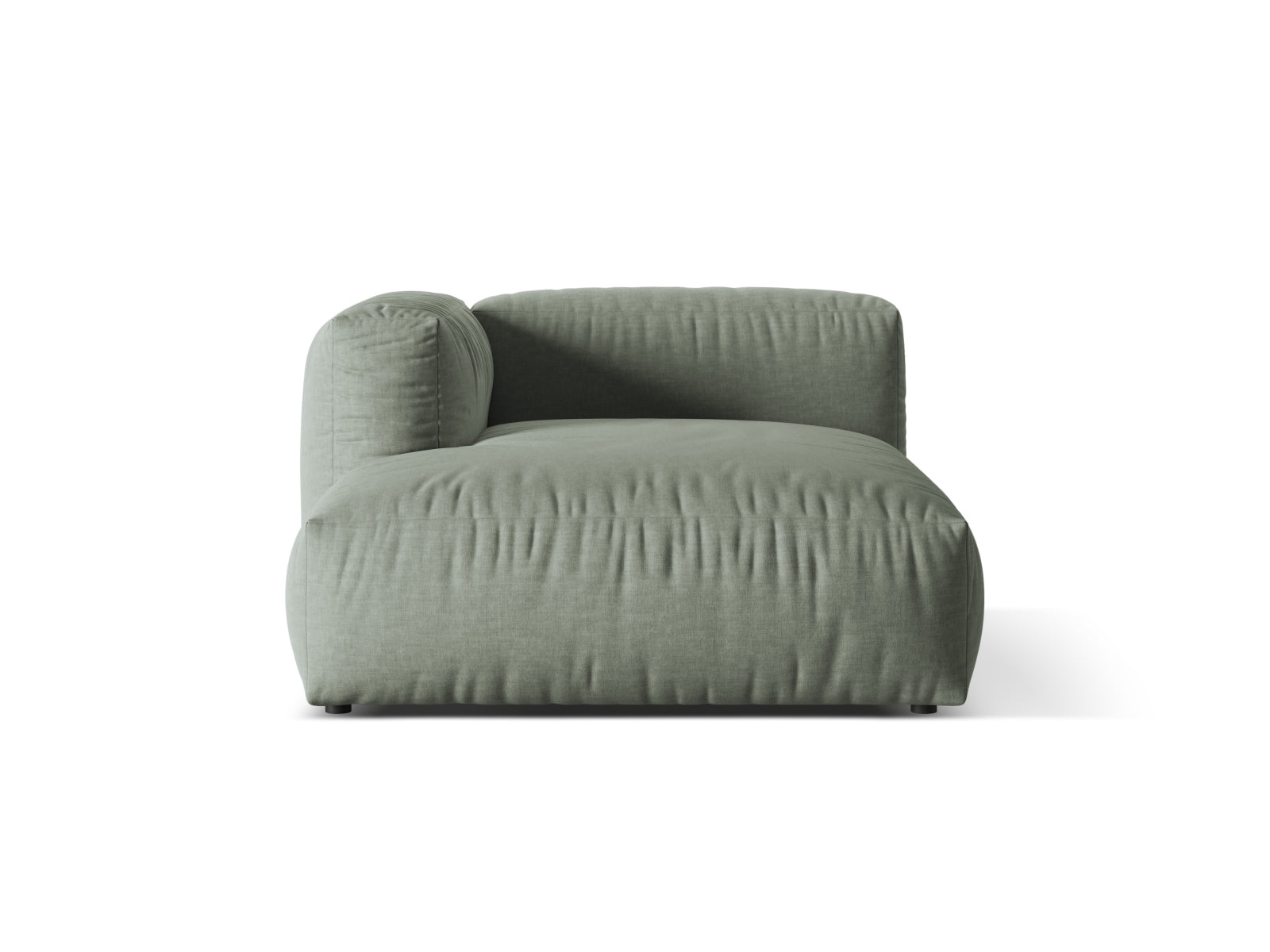 Martina Sofa Chaise Lounge links 1 Sitz in Moss Green-Boston präsentiert im Onlineshop von KAQTU Design AG. L-Sofa links ist von Micadoni