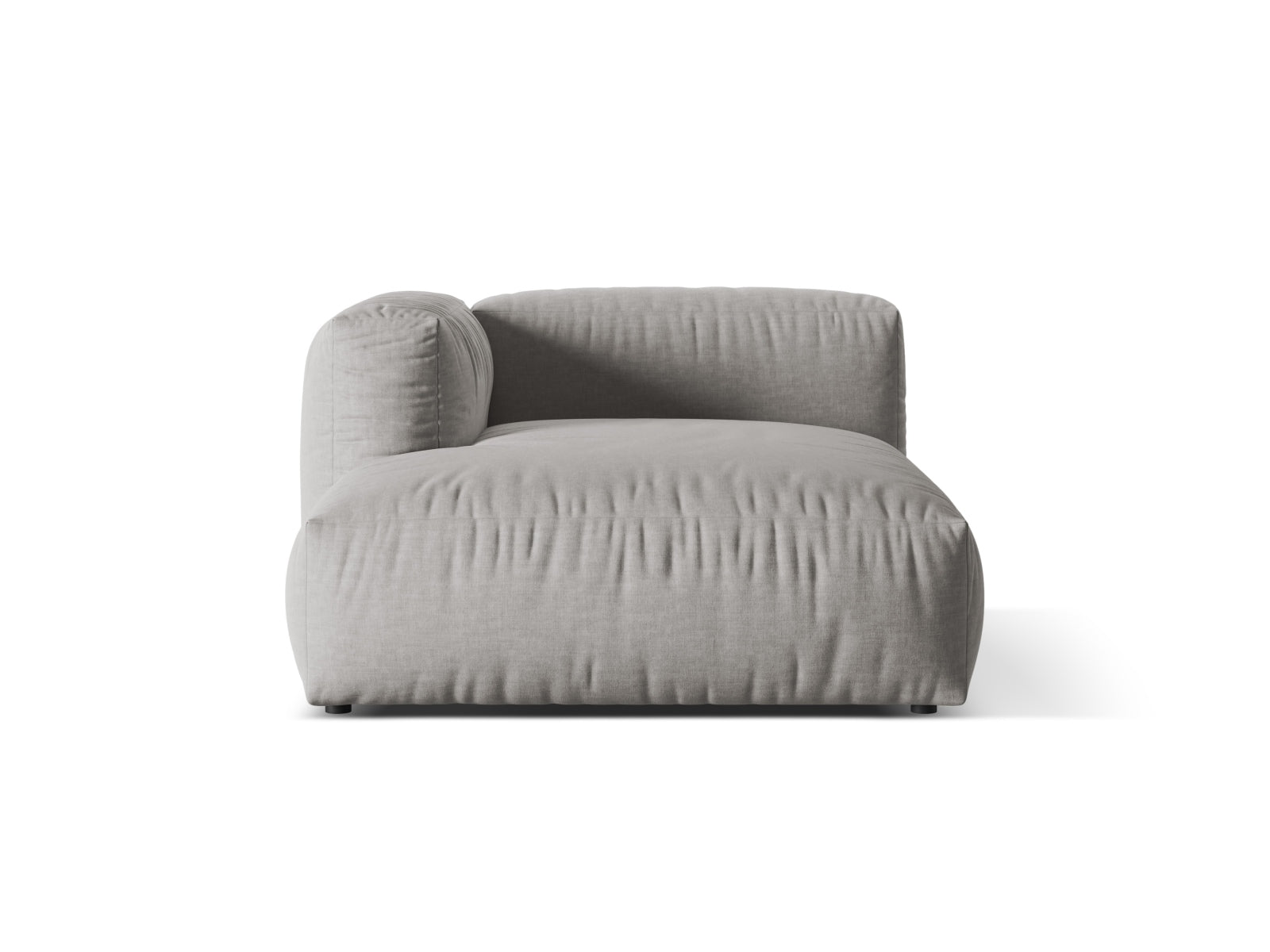 Martina Sofa Chaise Lounge links 1 Sitz in Light Grey-Boston präsentiert im Onlineshop von KAQTU Design AG. L-Sofa links ist von Micadoni