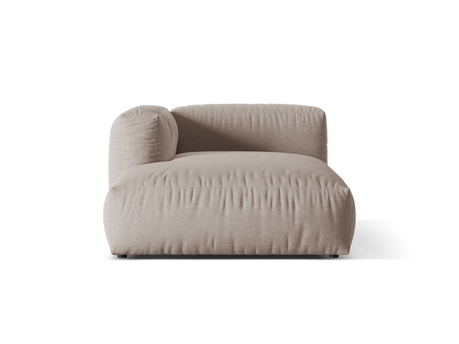 Martina Sofa Chaise Lounge links 1 Sitz in Dark Beige-Boston präsentiert im Onlineshop von KAQTU Design AG. L-Sofa links ist von Micadoni