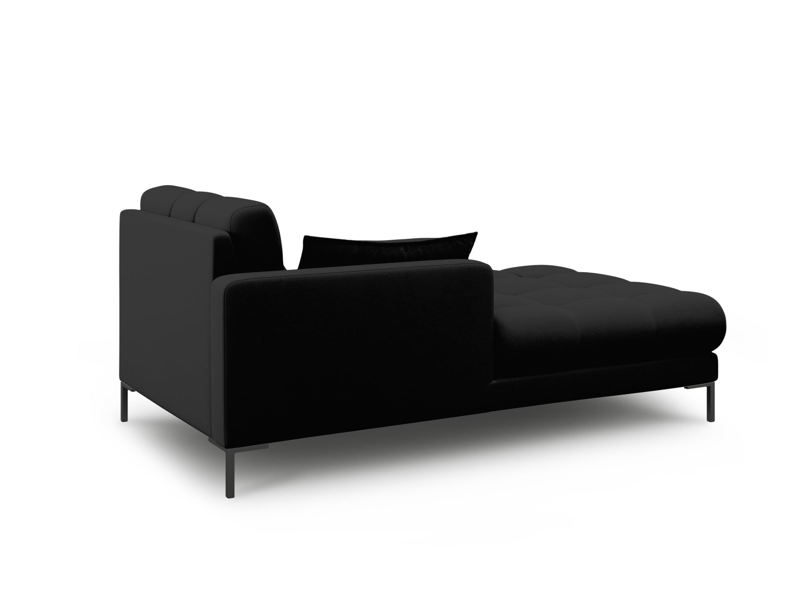 Elegantes Mamaia Sofa Chaise Lounge links mit modernem Design in Schwarz, ideal für stilvolle Wohnräume und entspannte Momente.
