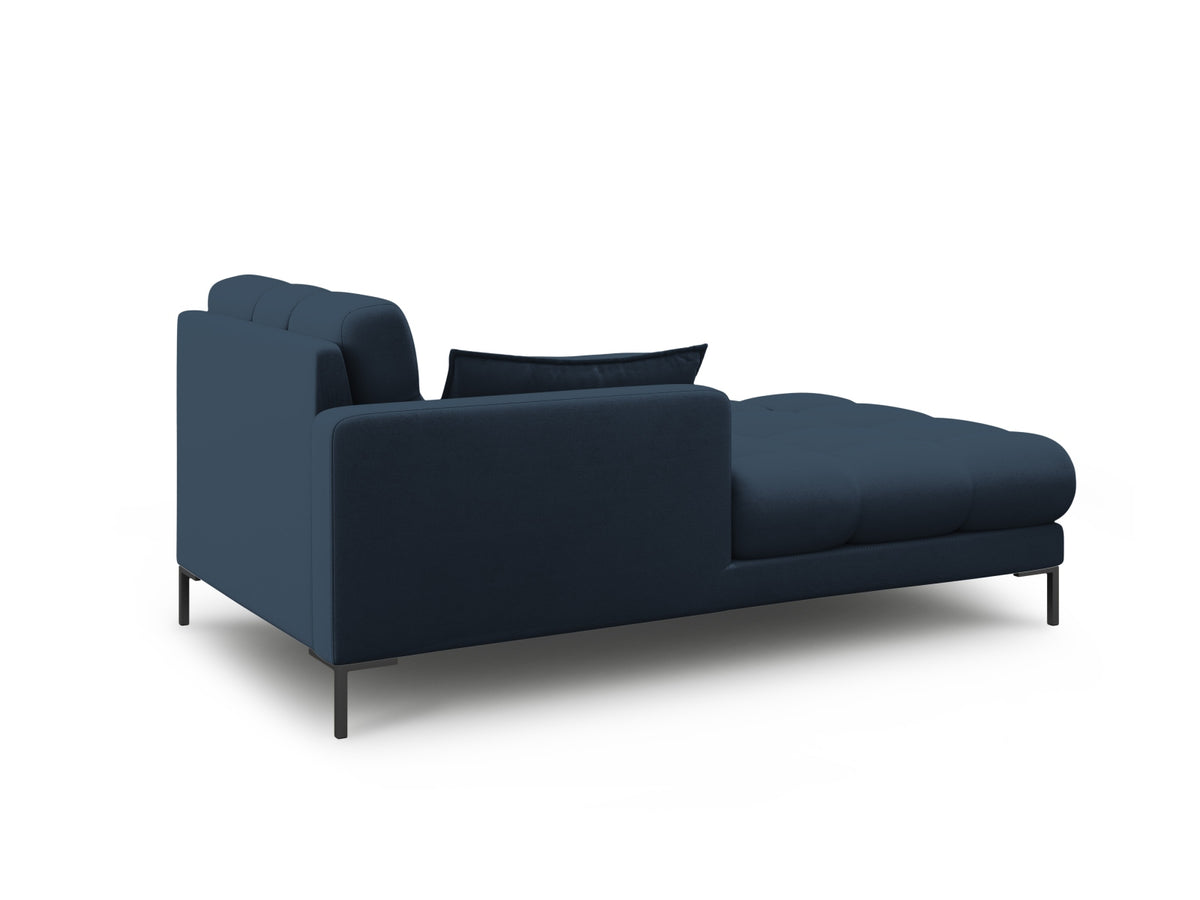 Mamaia Sofa Chaise Lounge links 1 Sitz in Blue/Schwarz-Neve präsentiert im Onlineshop von KAQTU Design AG. L-Sofa links ist von Micadoni