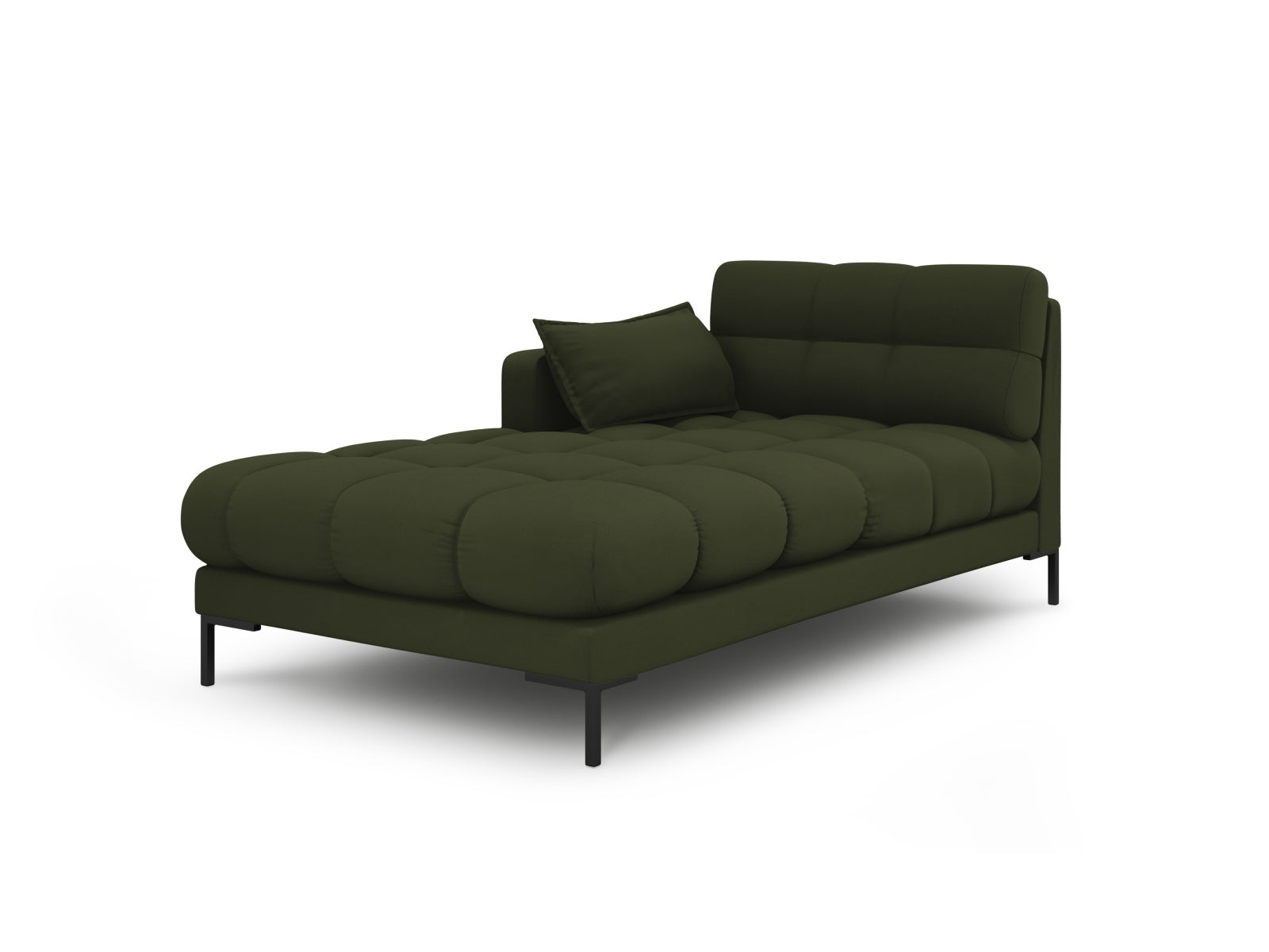 Mamaia Sofa Chaise Lounge links 1 Sitz in Green/Schwarz-Neve präsentiert im Onlineshop von KAQTU Design AG. L-Sofa links ist von Micadoni