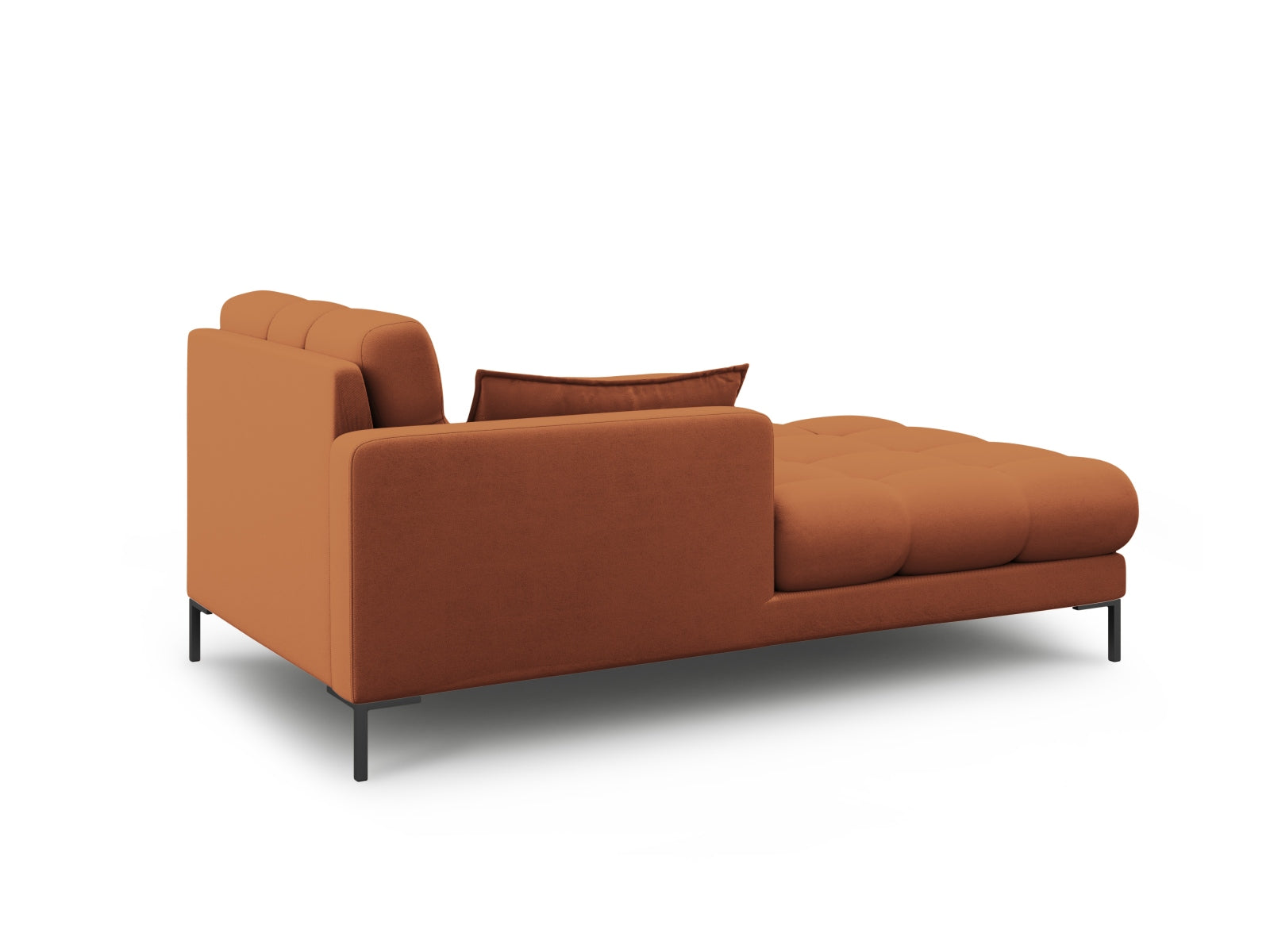 Mamaia Sofa Chaise Lounge links 1 Sitz in Brick/Schwarz-Neve präsentiert im Onlineshop von KAQTU Design AG. L-Sofa links ist von Micadoni