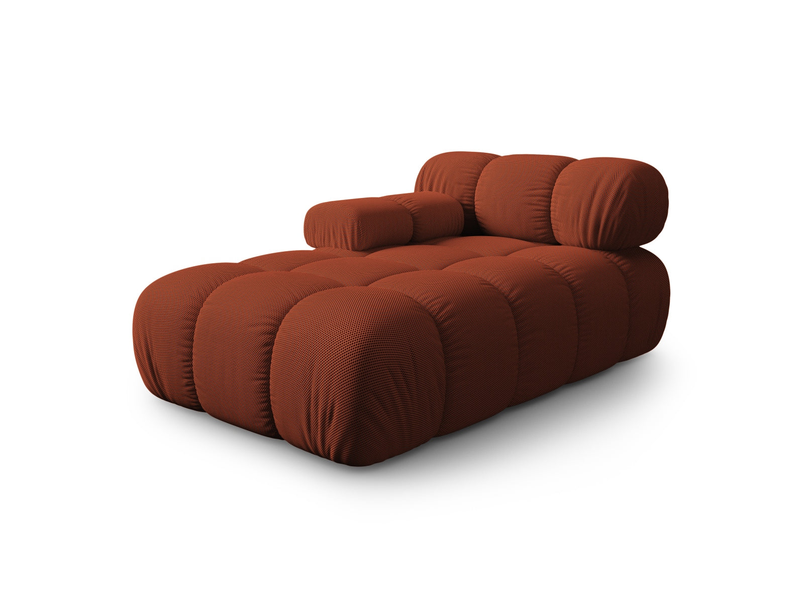 Elegantes Bellis Sofa Chaise Lounge links mit 1 Sitz und 94 cm in Brick-Sonic, ideal für stilvolle Wohnräume. Von Micadoni.