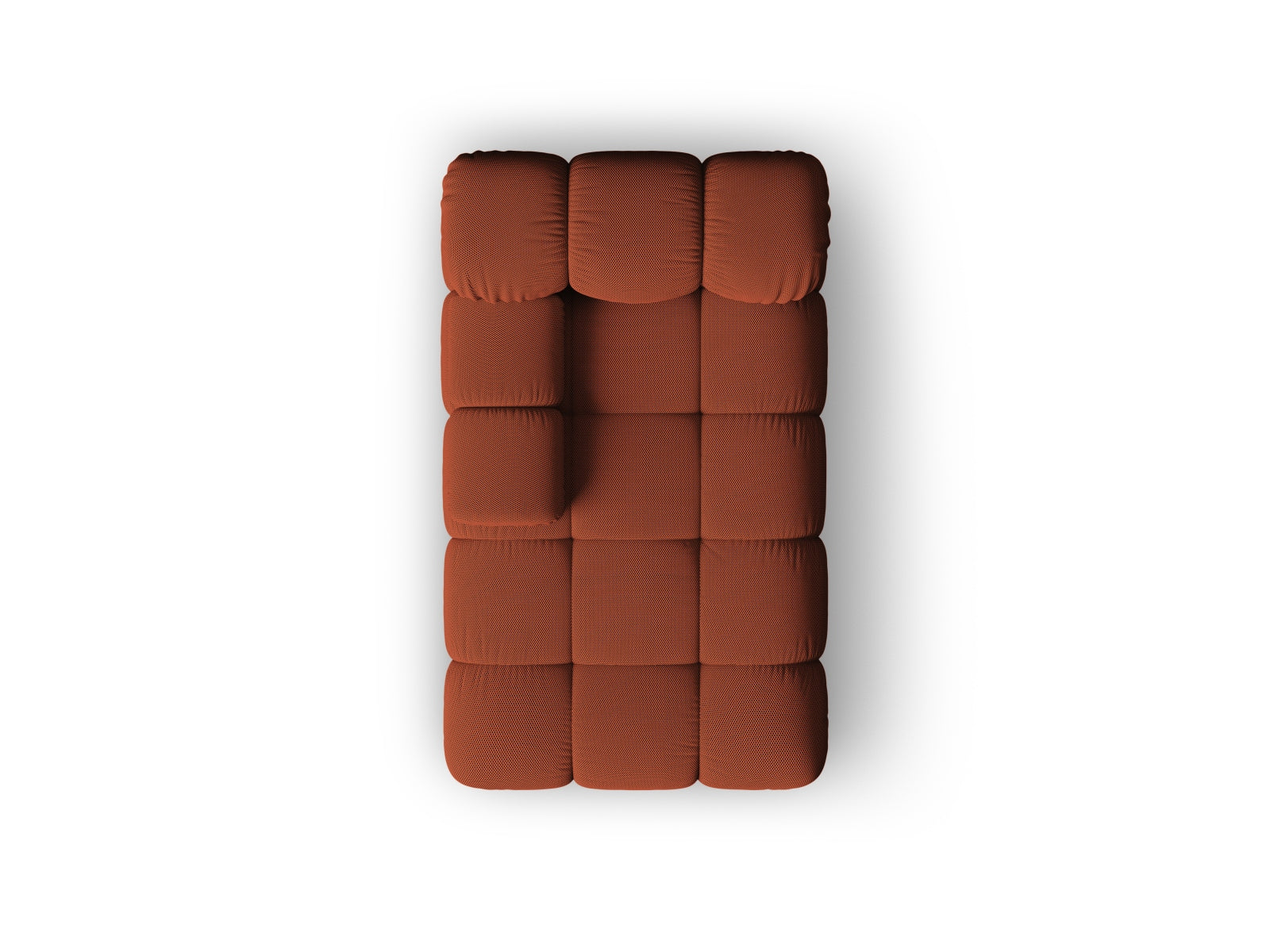 Stilvolles Bellis Sofa Chaise Lounge links mit 1 Sitz und 94 cm in Brick-Sonic, perfekt für moderne Wohnkonzepte von Micadoni.