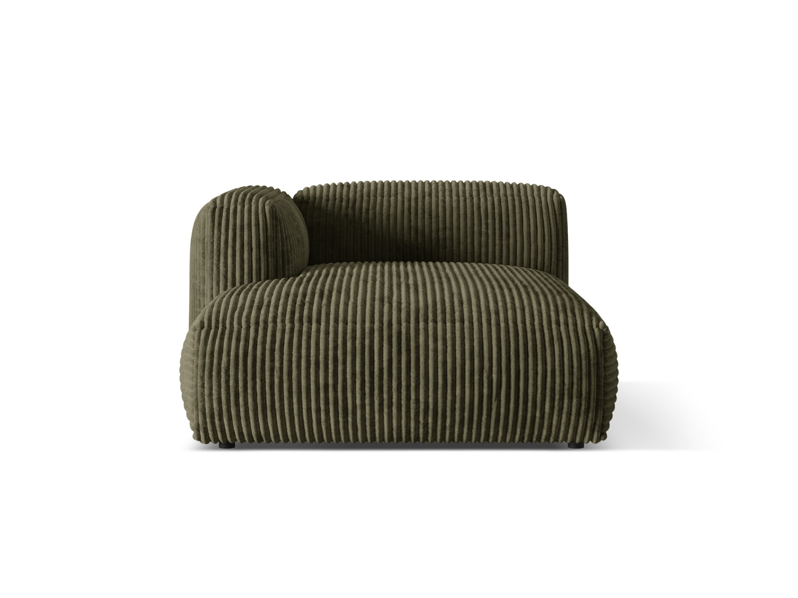 Martina Sofa Chaise Lounge links 1 Sitz in Moss Green-Tilia präsentiert im Onlineshop von KAQTU Design AG. L-Sofa links ist von Micadoni