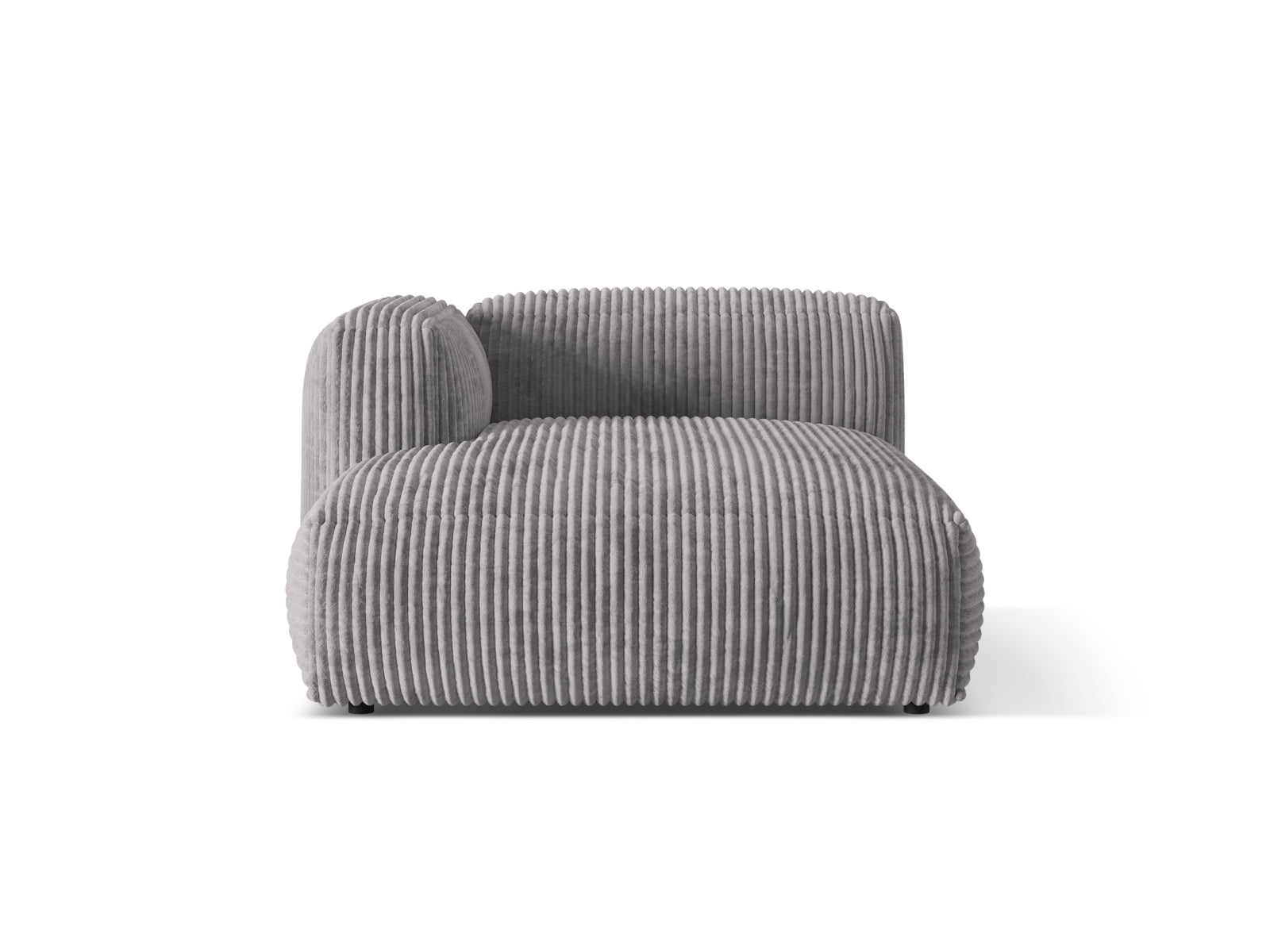 Martina Sofa Chaise Lounge links 1 Sitz in Light Grey-Tilia präsentiert im Onlineshop von KAQTU Design AG. L-Sofa links ist von Micadoni