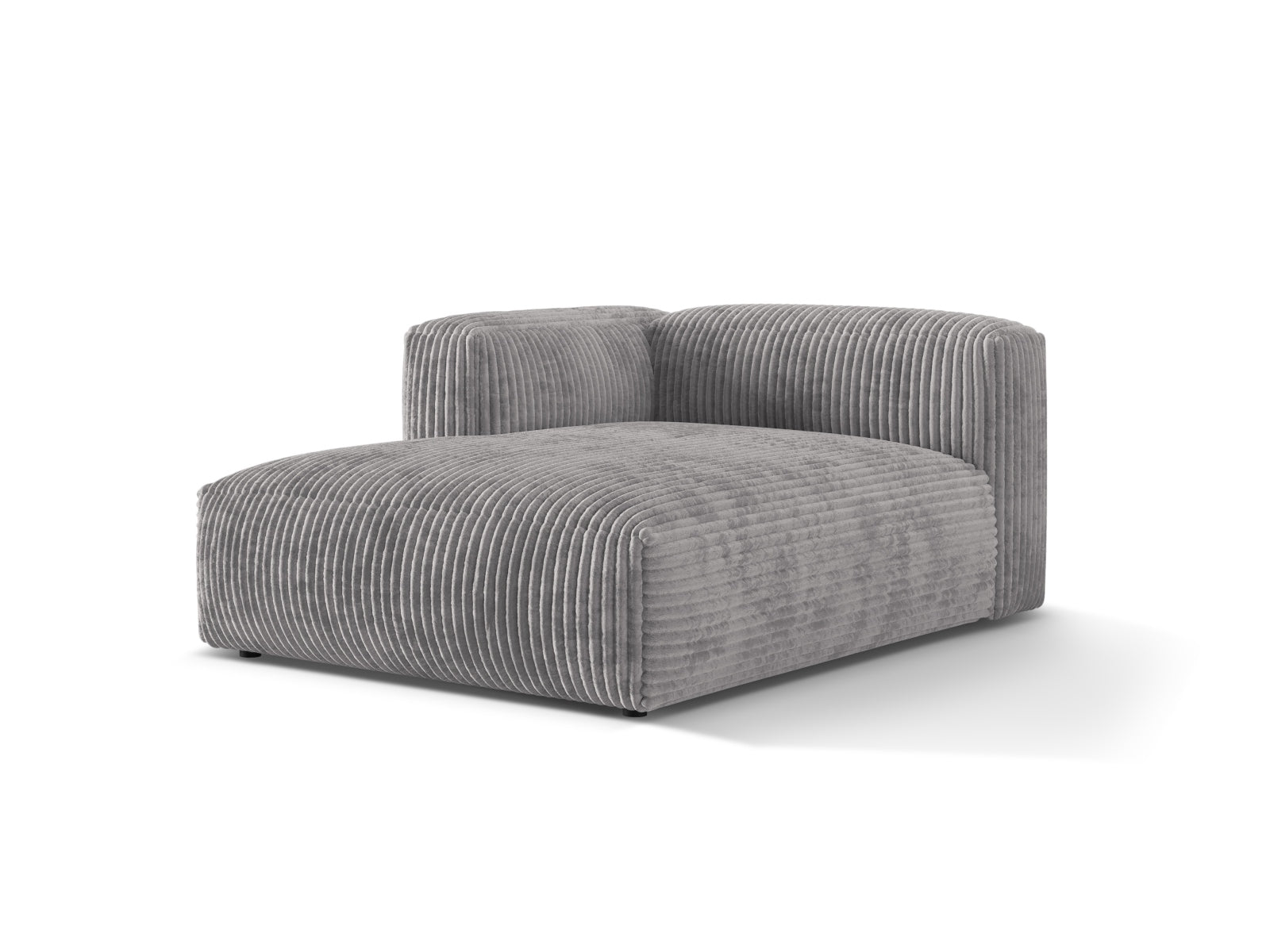 Elegantes Martina Sofa Chaise Lounge links in hellem Grau, ideal für stilvolle Wohnräume. Hochwertige Verarbeitung von Micadoni.