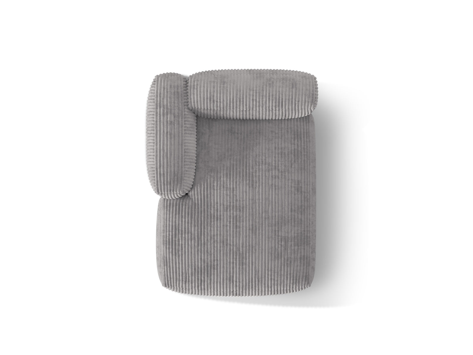 Elegantes Martina Sofa Chaise Lounge links in stilvollem Grau, ideal für entspannte Stunden im Wohnzimmer. Hochwertige Verarbeitung von Micadoni.